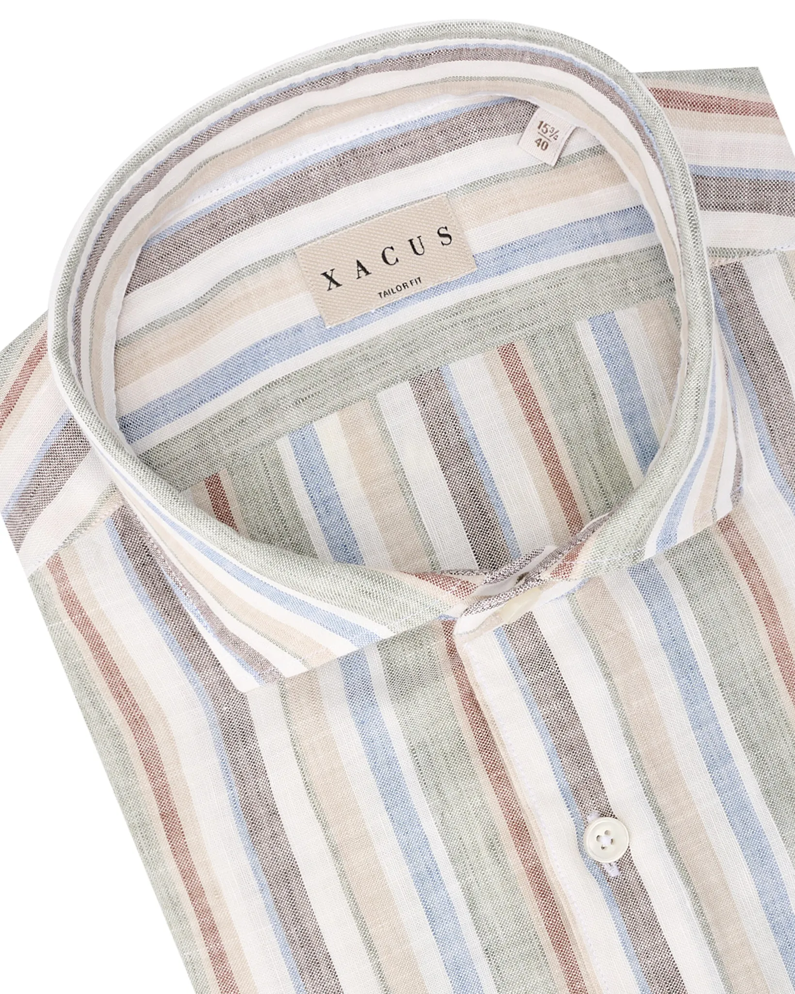Xacus Linnen Dress Shirt Multicolor 109336-001-39