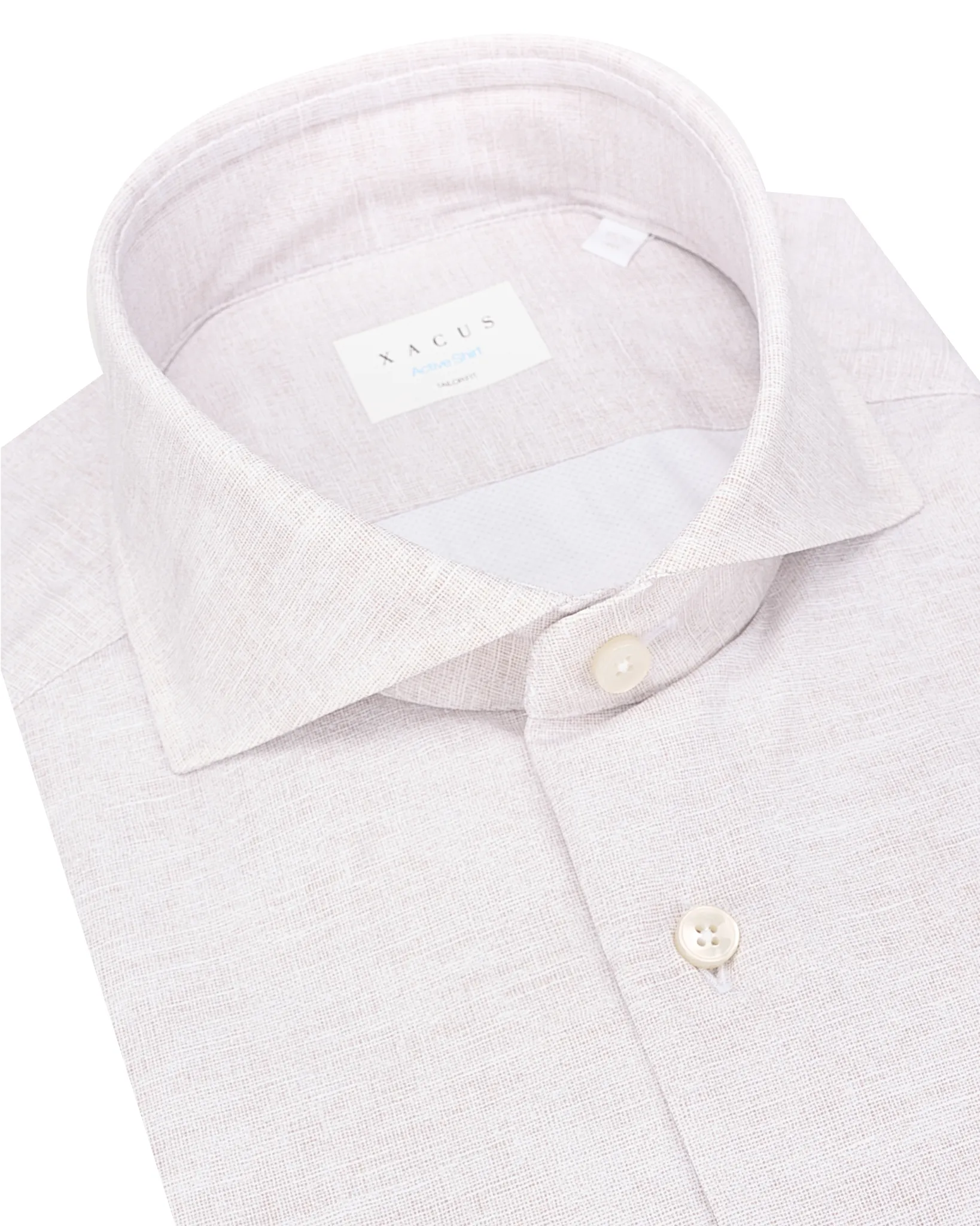 Xacus Casual Overhemd LM Groen 109338-001-38