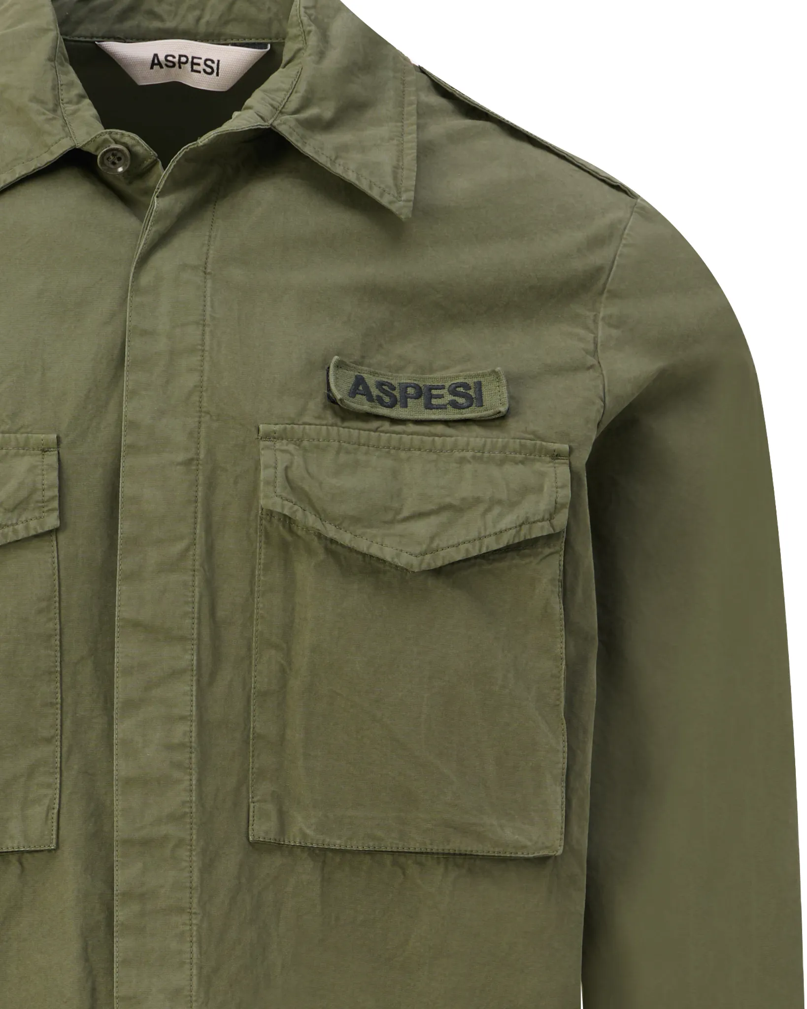 Aspesi Overshirt Groen 109352-001-L