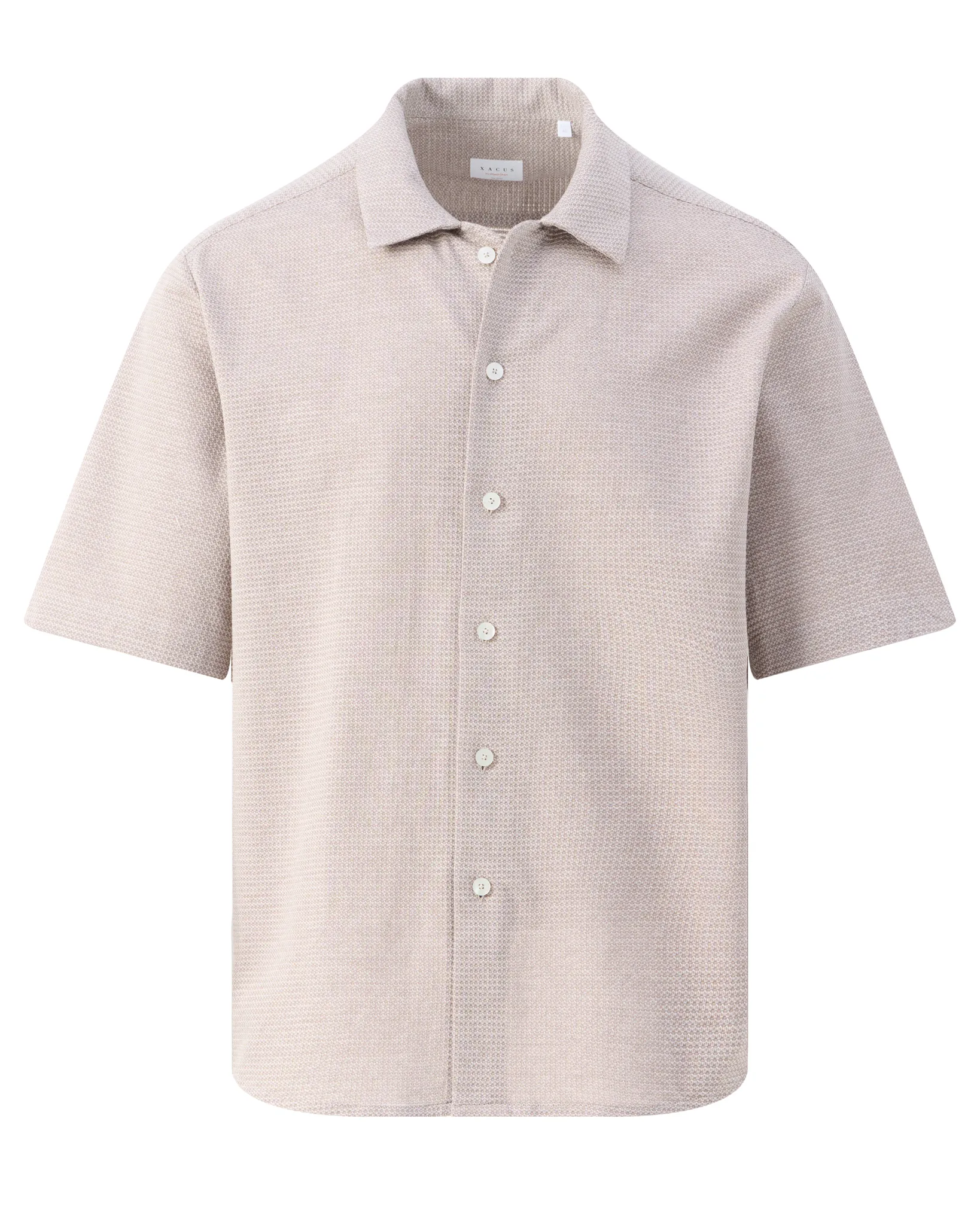 Xacus Casual Overhemd  Beige 109393-001-38