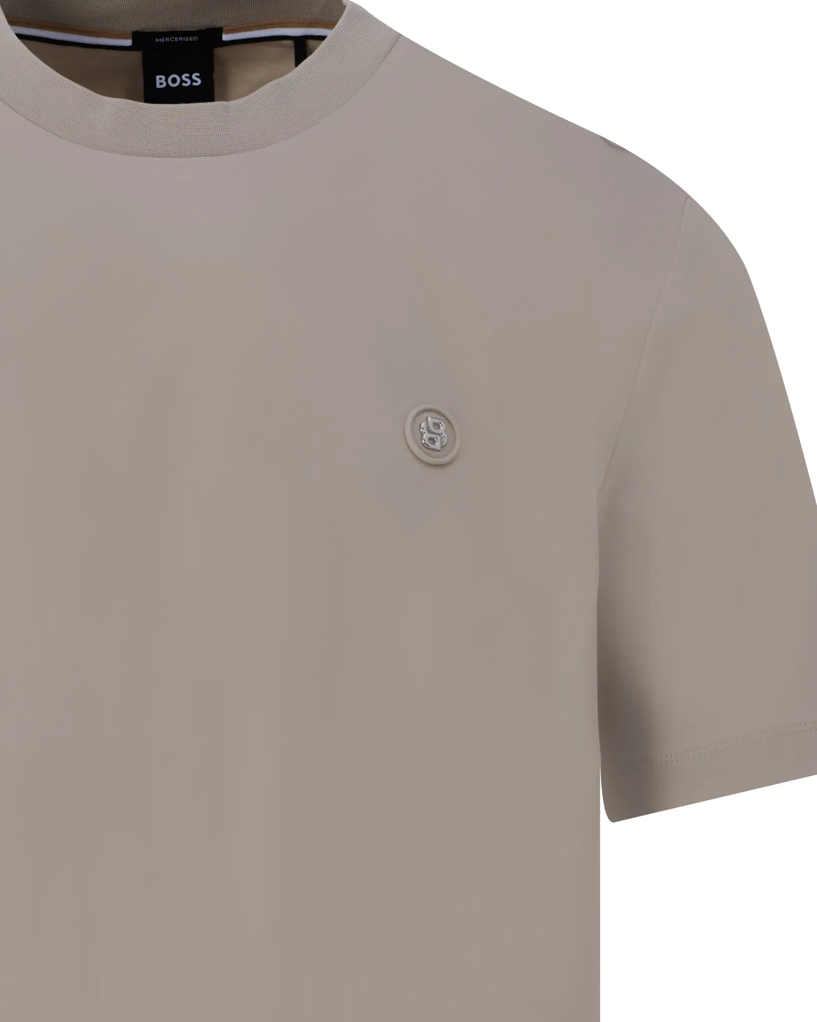 Boss Menswear T-shirt Korte mouw Beige 109414-001-L