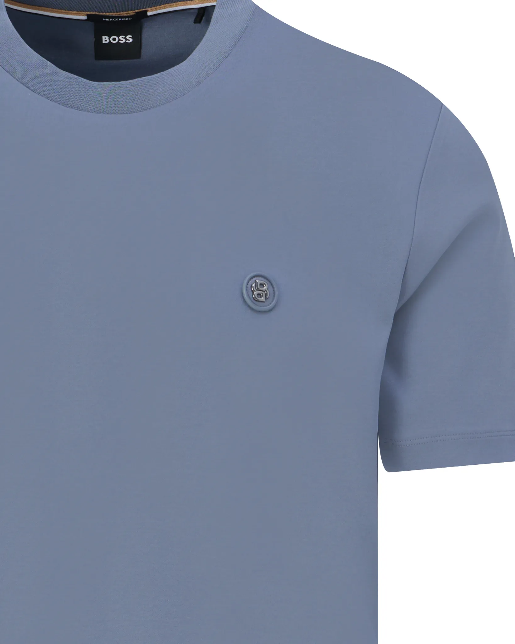Boss Menswear T-shirt Korte mouw Blauw 109417-001-L