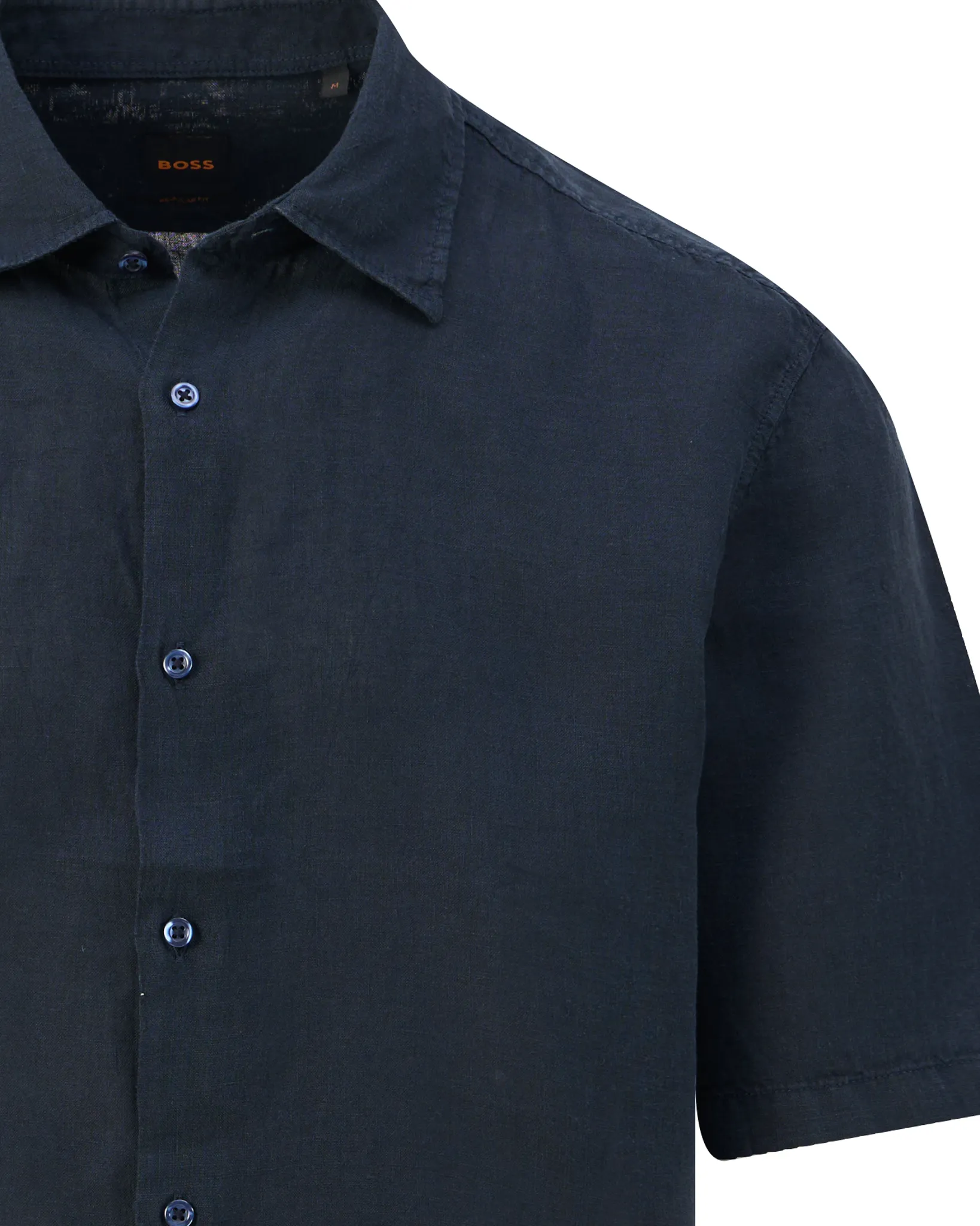 Boss Casual Rash Casual Shirt Donker blauw 109443-001-L