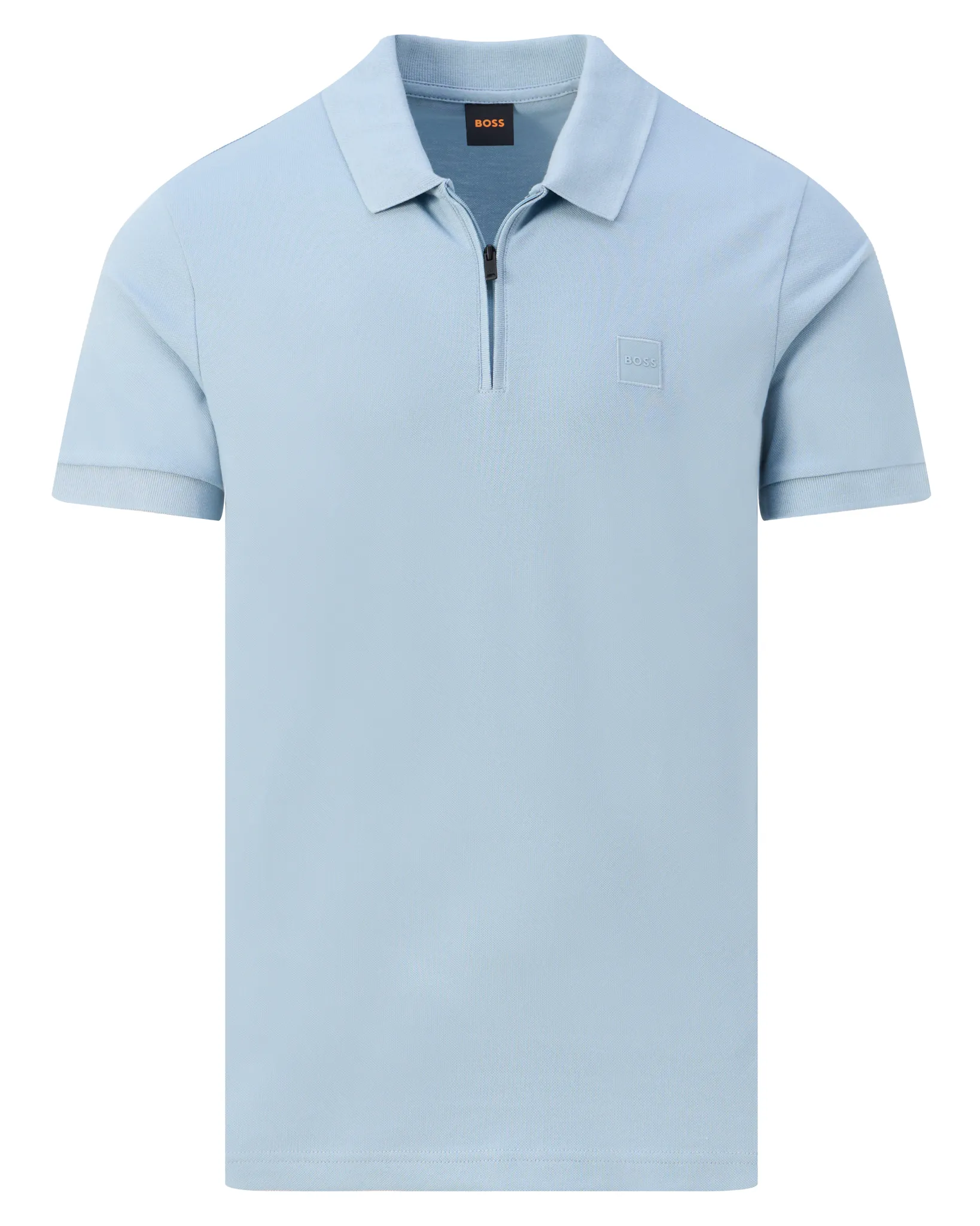 Boss Casual Passerzip Polo Licht blauw 109477-001-L