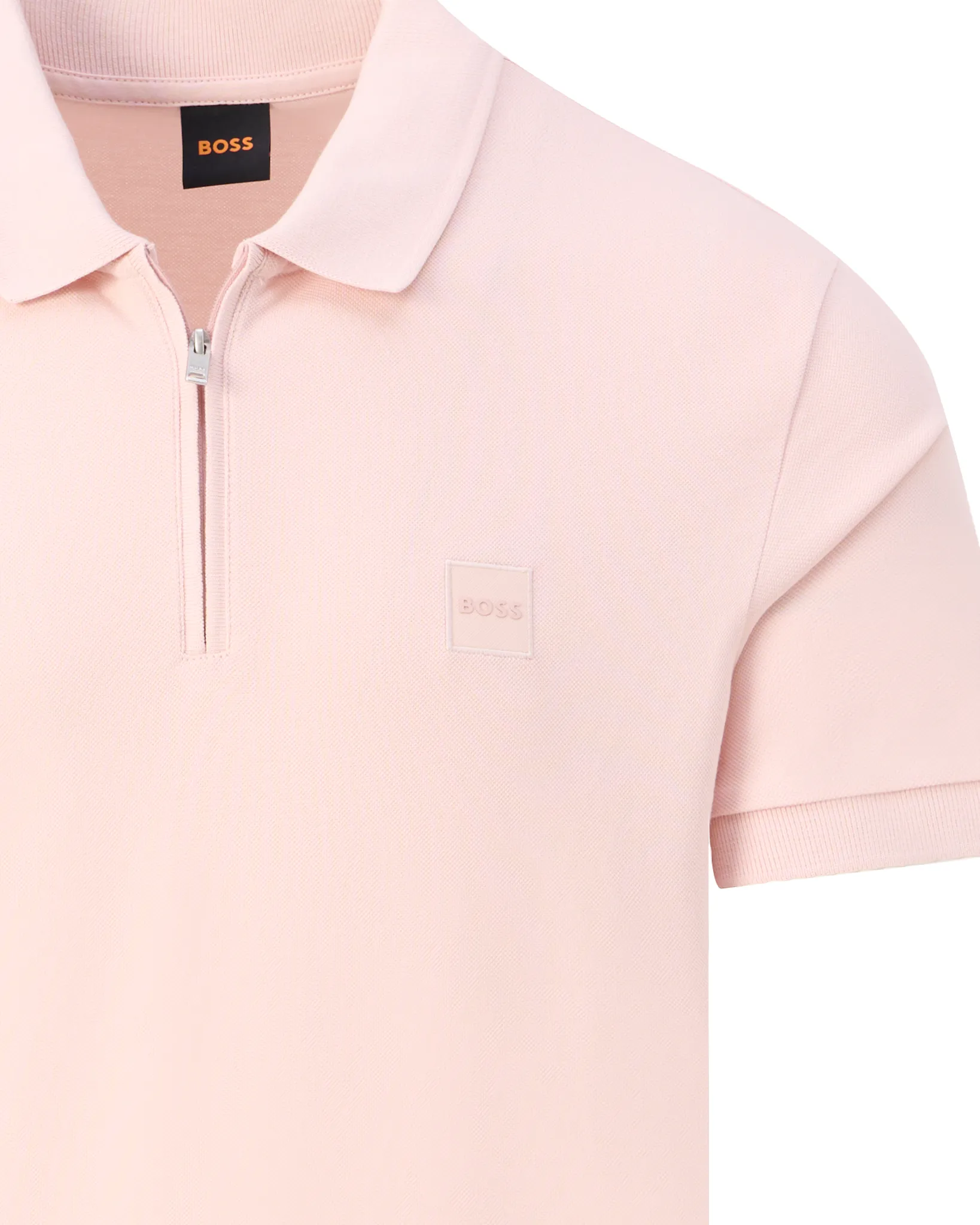 Boss Casual Passerzip Polo Roze 109478-001-L