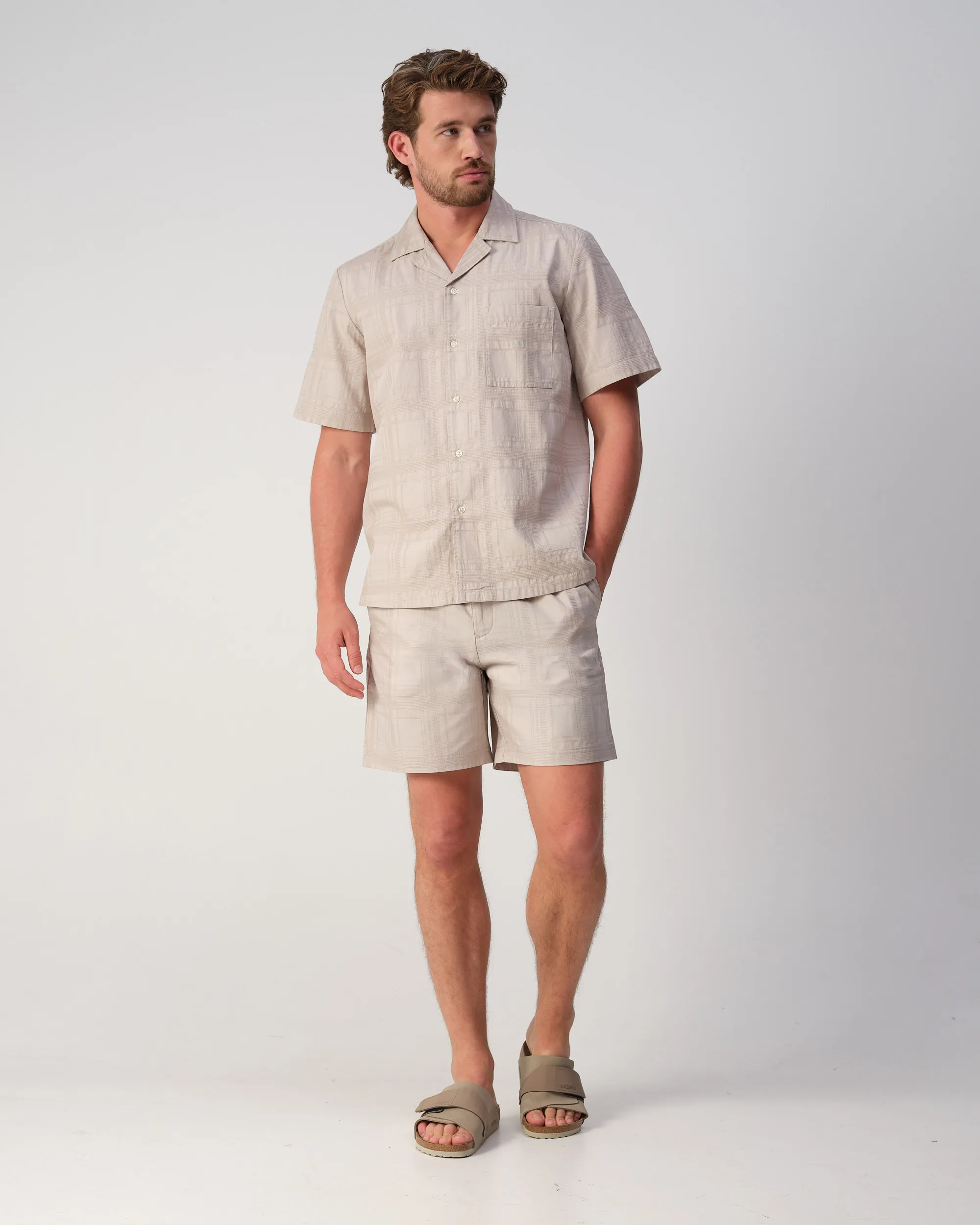 Boss Casual Sandrew Short Grijs 109481-001-31