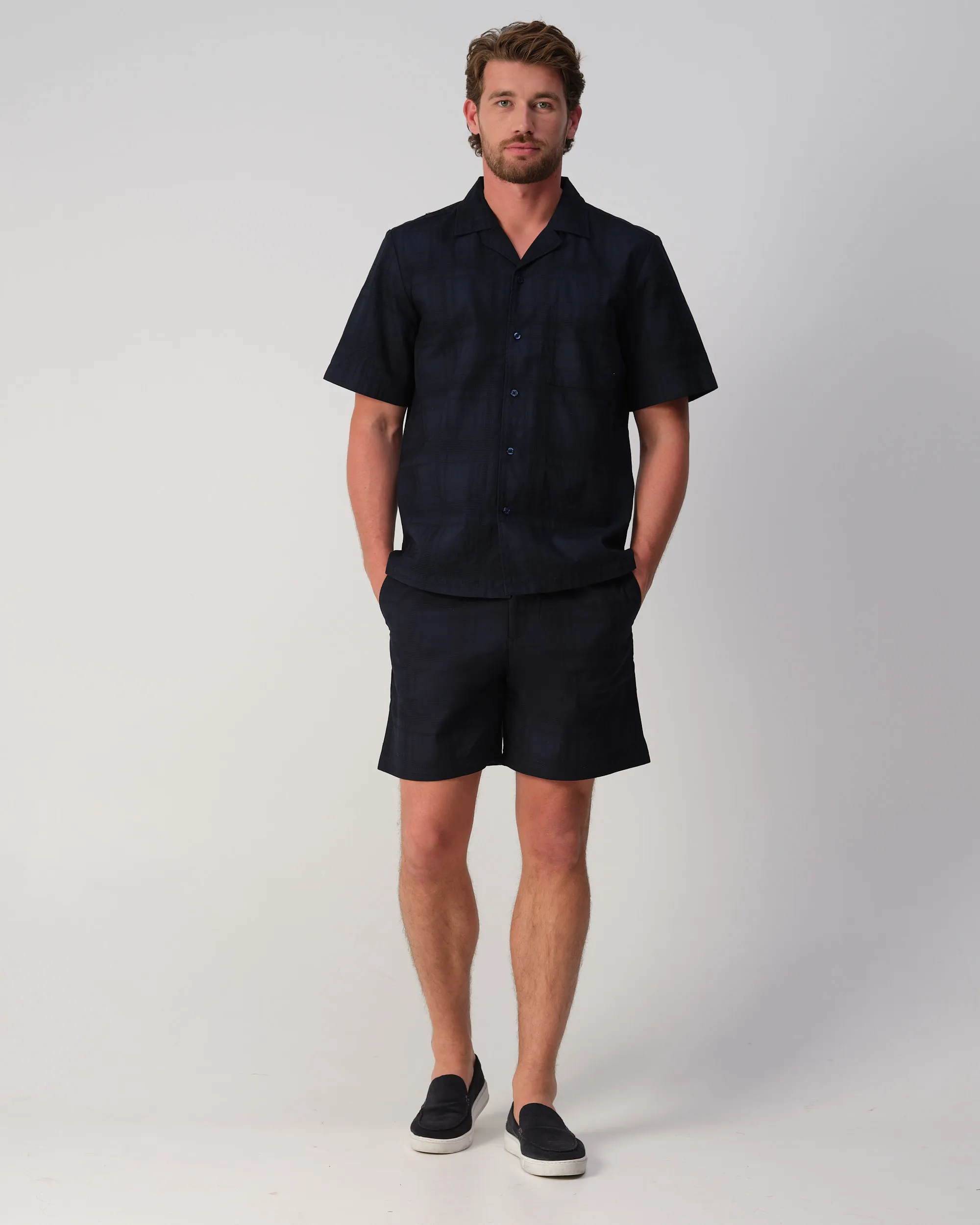 Boss Casual Sandrew Short Donker blauw 109482-001-31