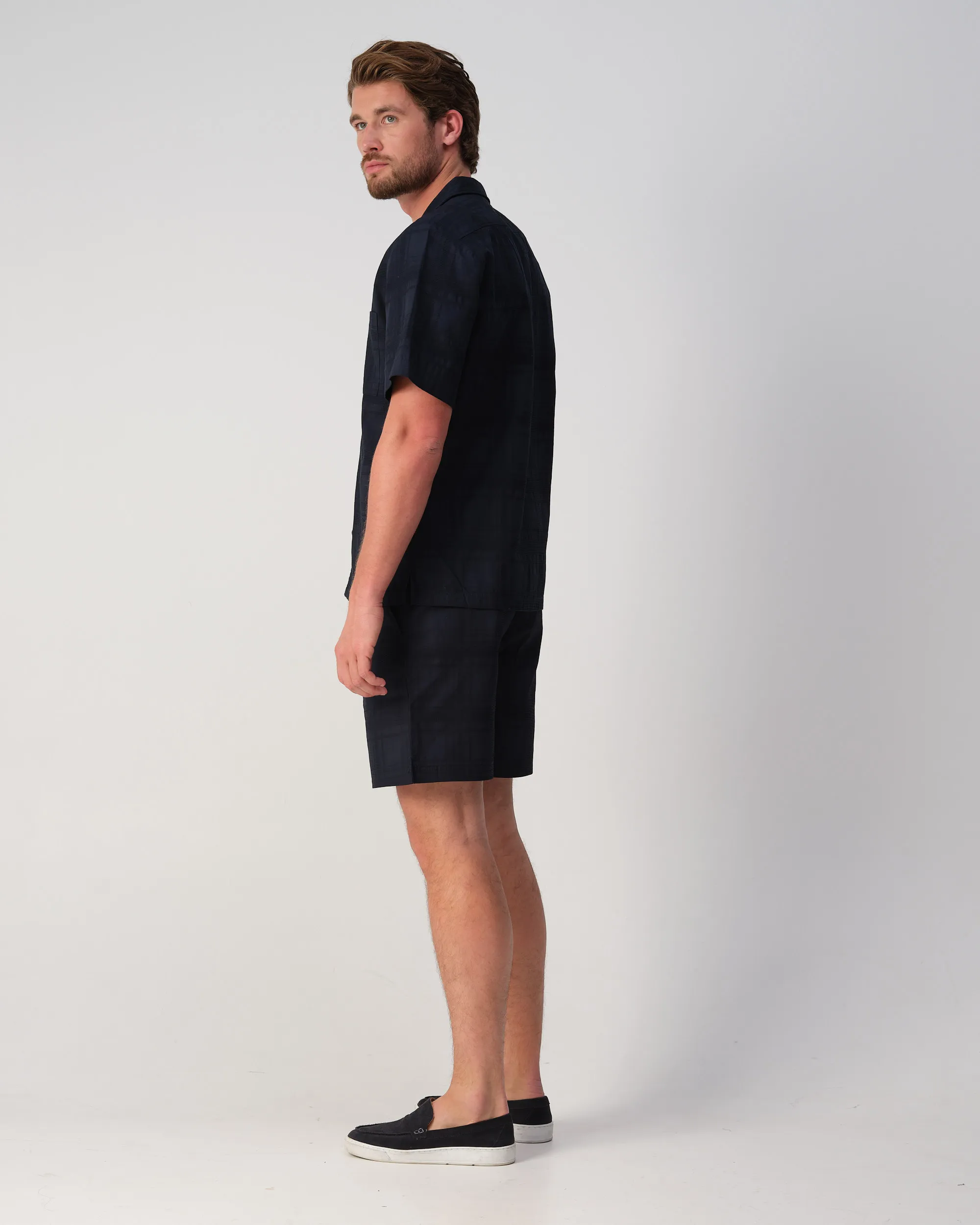 Boss Casual Sandrew Short Donker blauw 109482-001-31