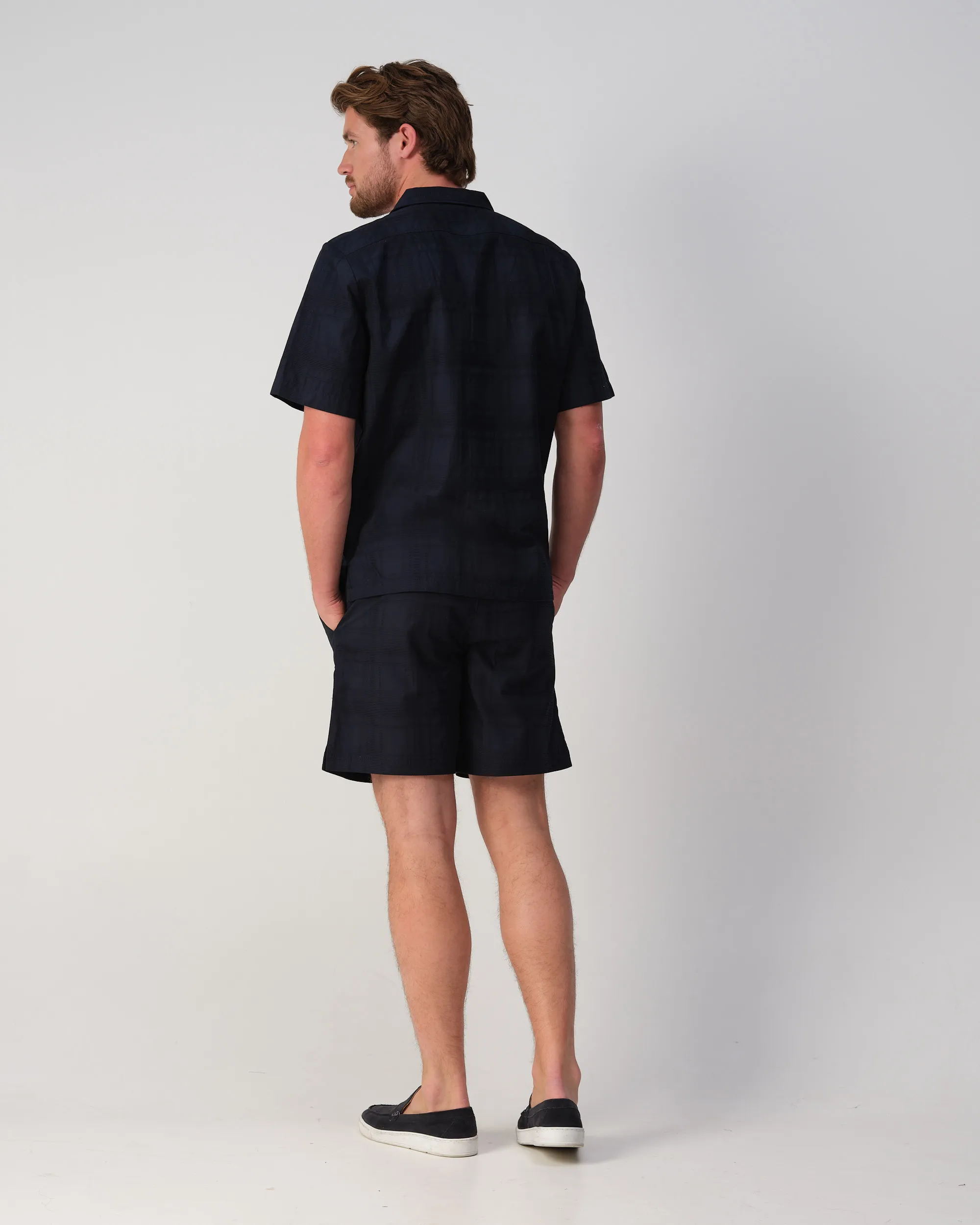 Boss Casual Sandrew Short Donker blauw 109482-001-31