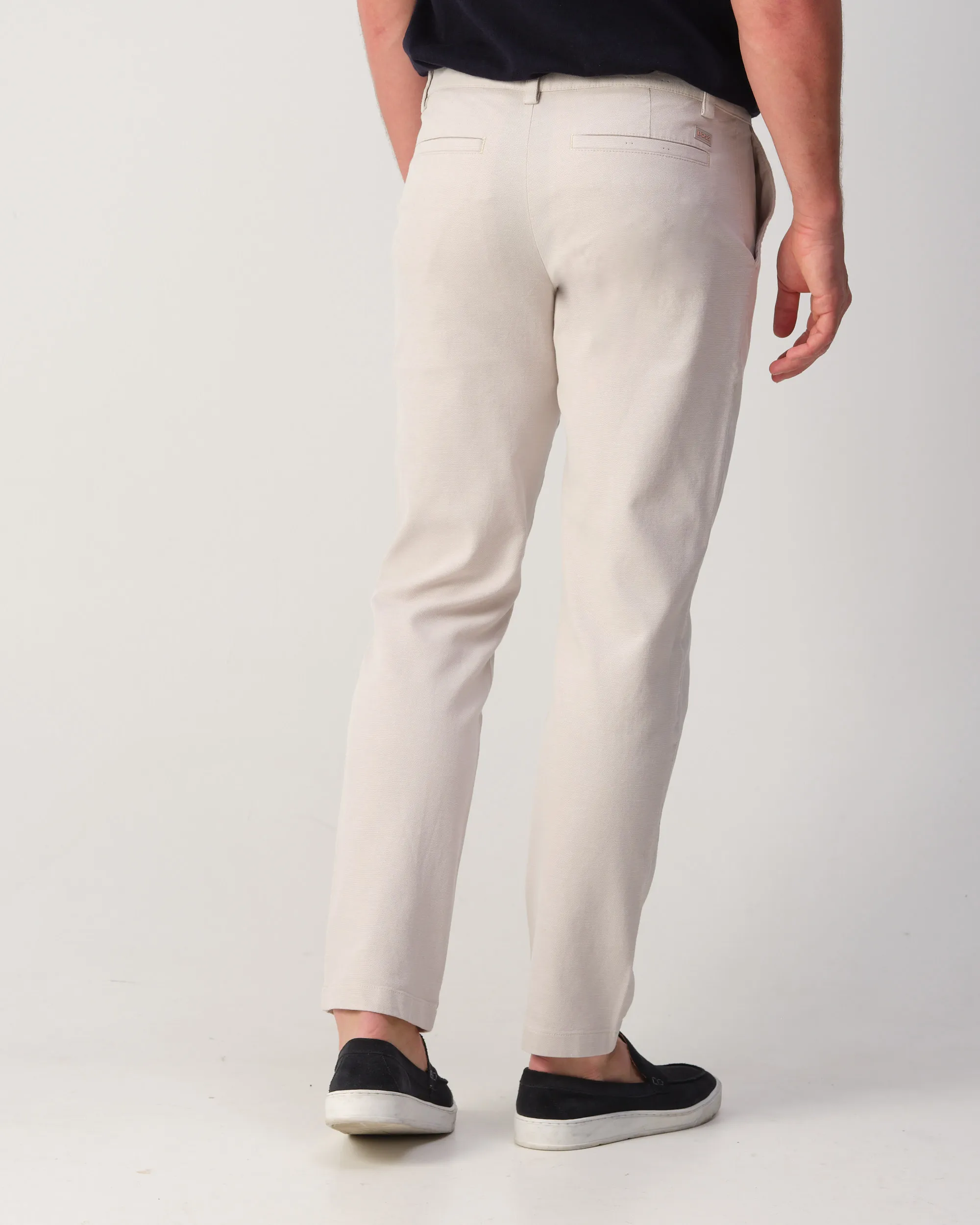 Boss Casual Pleated Chino Grijs 109486-001-31/34