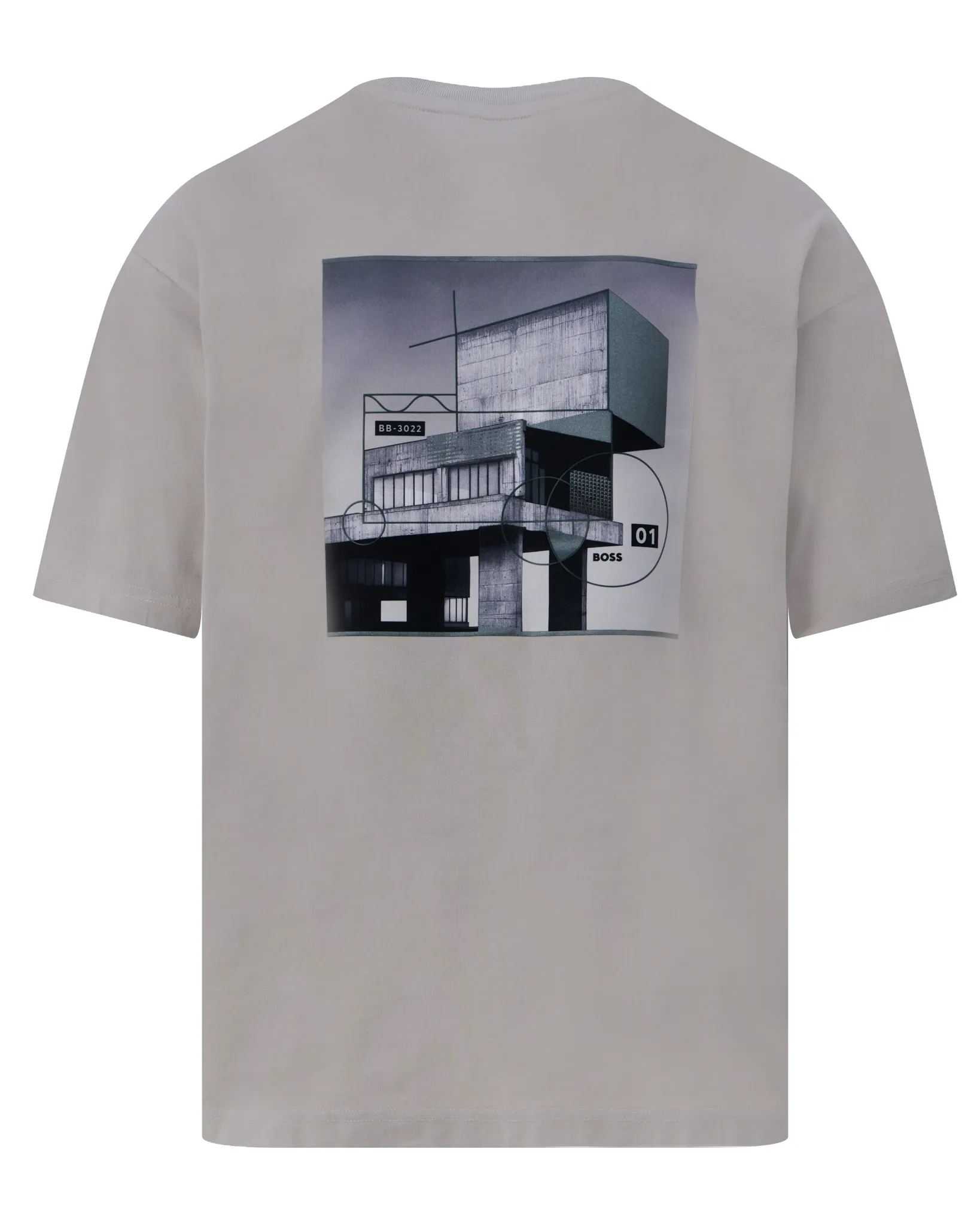 Boss Casual Brutalism T-shirt  Grijs 109488-001-L
