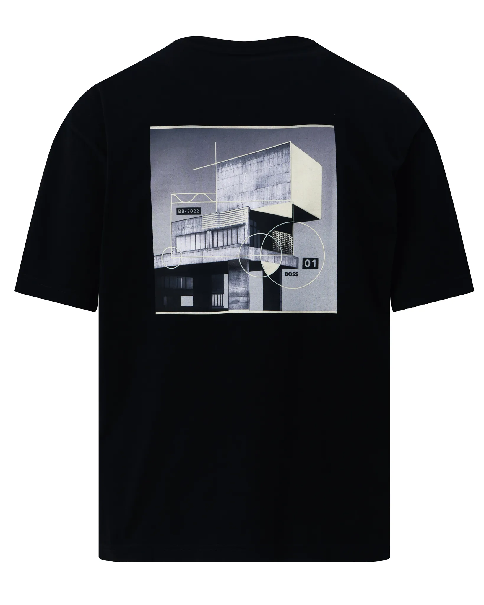 Boss Casual Brutalism T-shirt  Zwart 109489-001-L