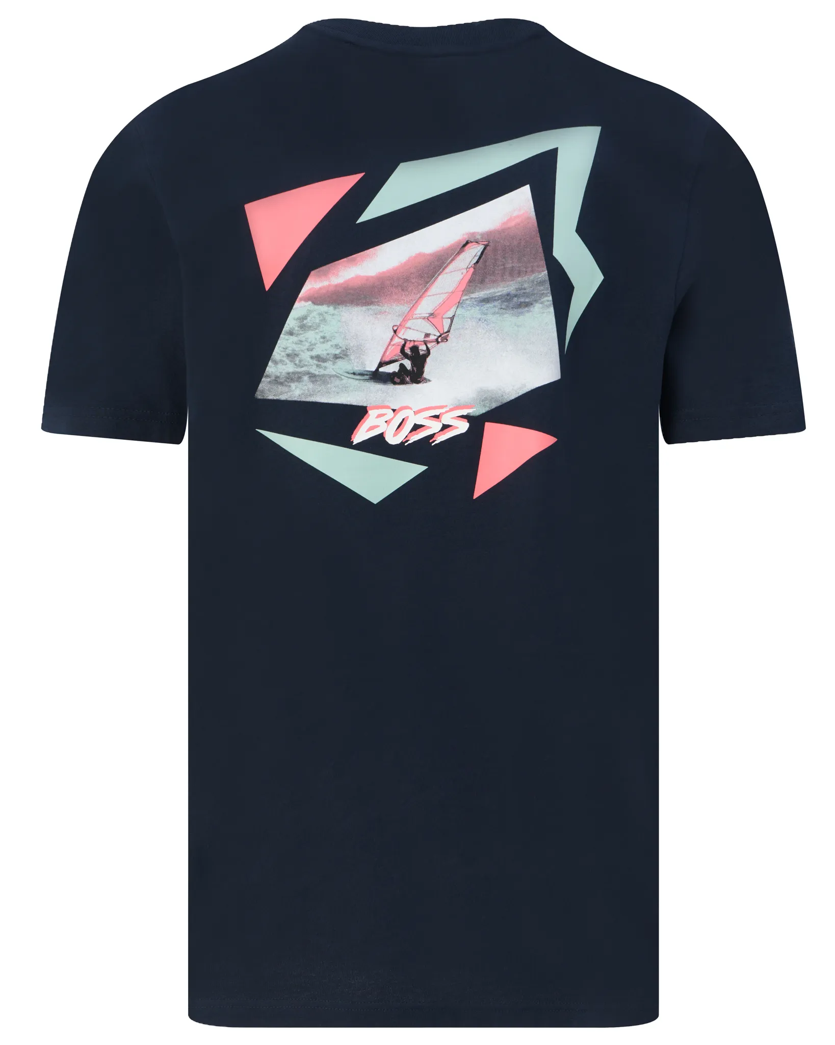 Boss Casual Movement T-shirt  Donker blauw 109492-001-L