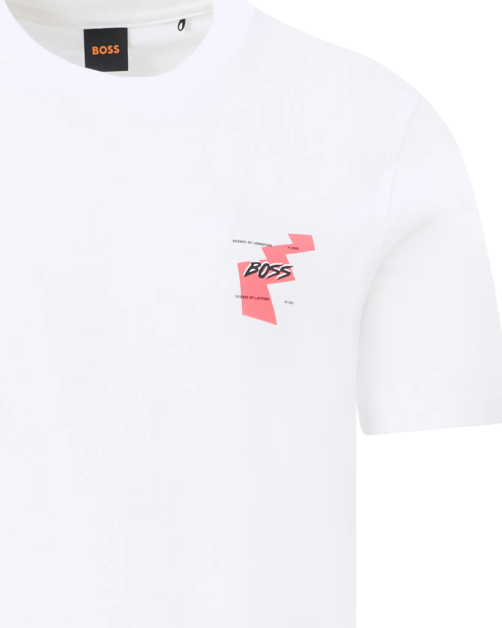 Boss Casual Movement T-shirt  Wit 109493-001-L