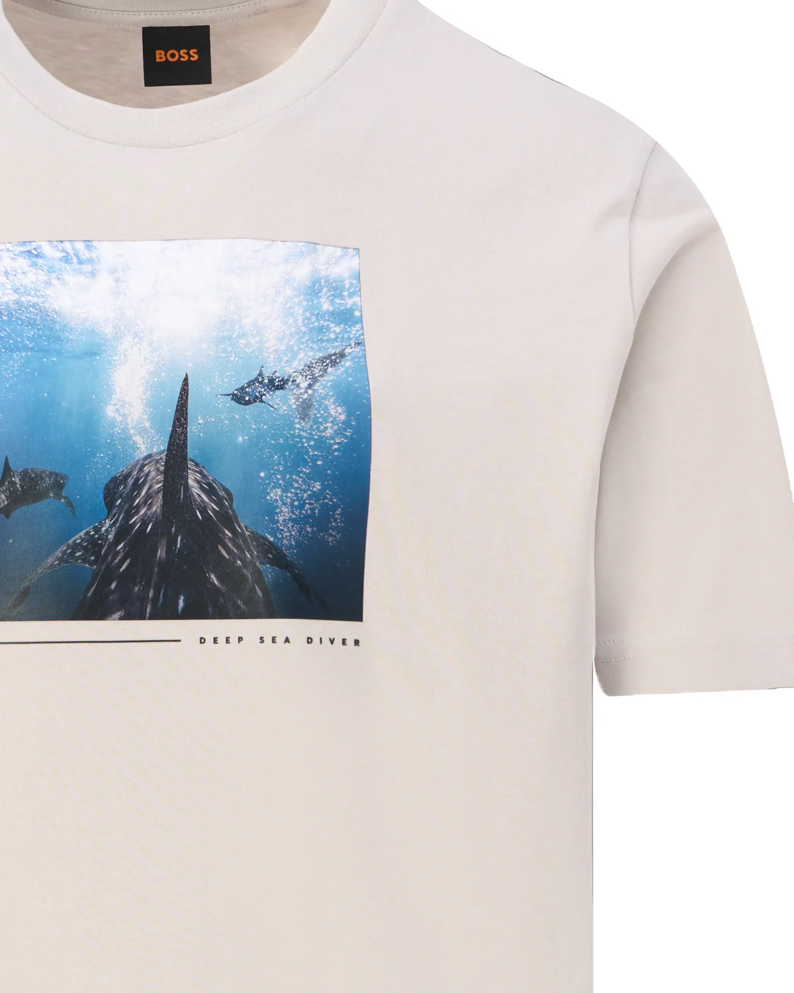 Boss Casual Creature T-shirt Grijs 109525-001-L