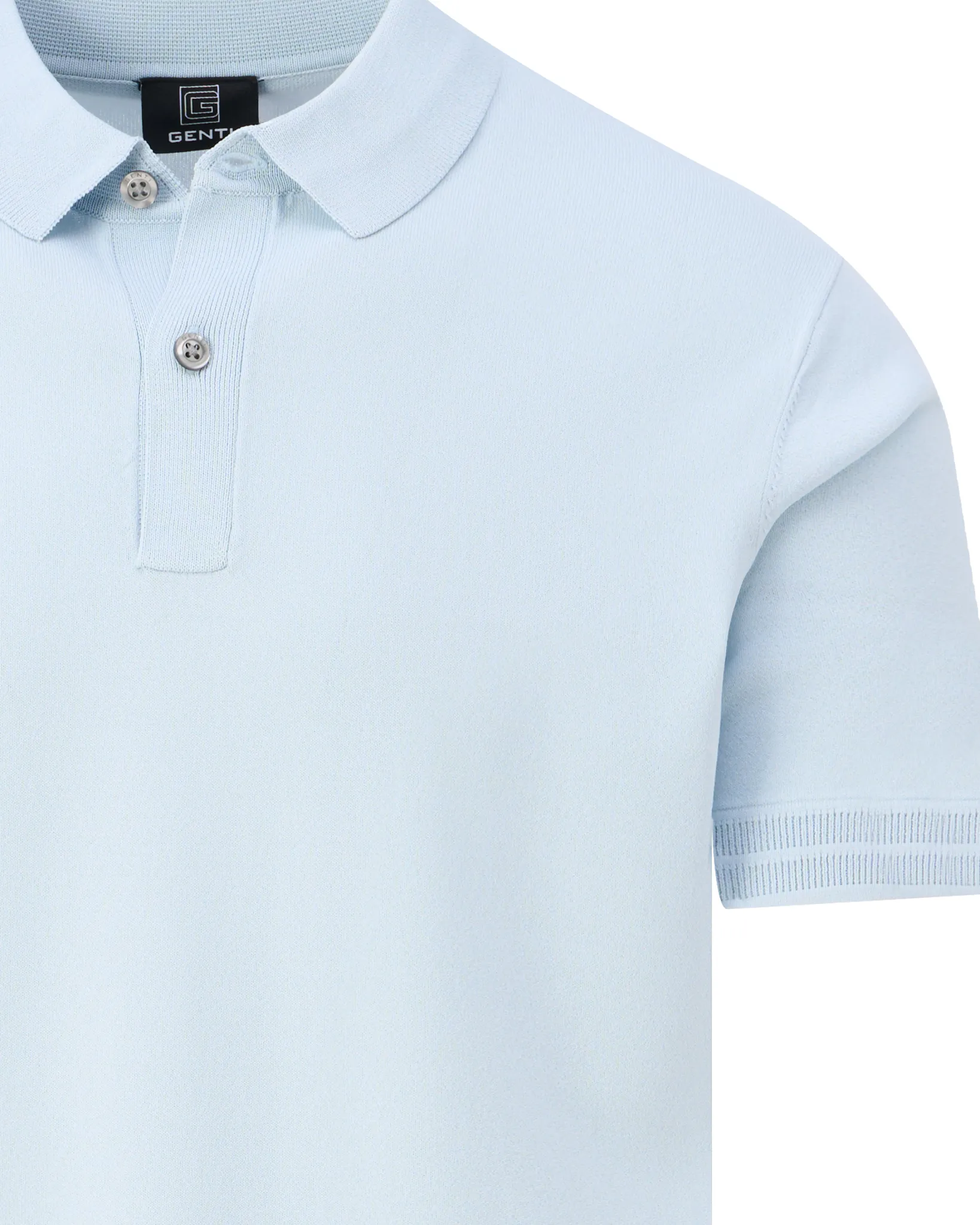 Genti Polo Licht blauw 109585-001-L