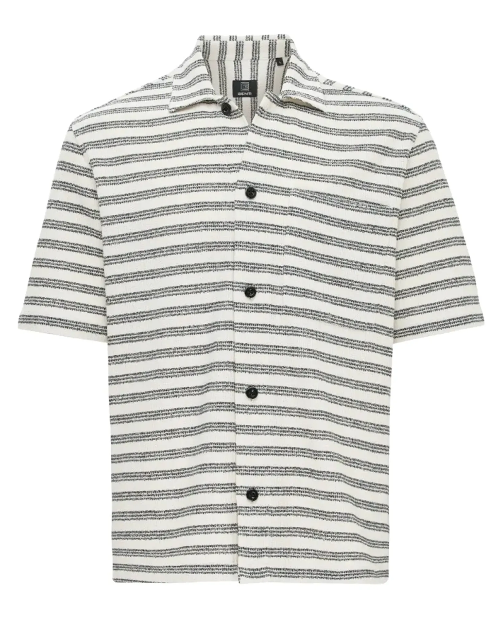 Genti Casual Overhemd Donker blauw 109594-001-L