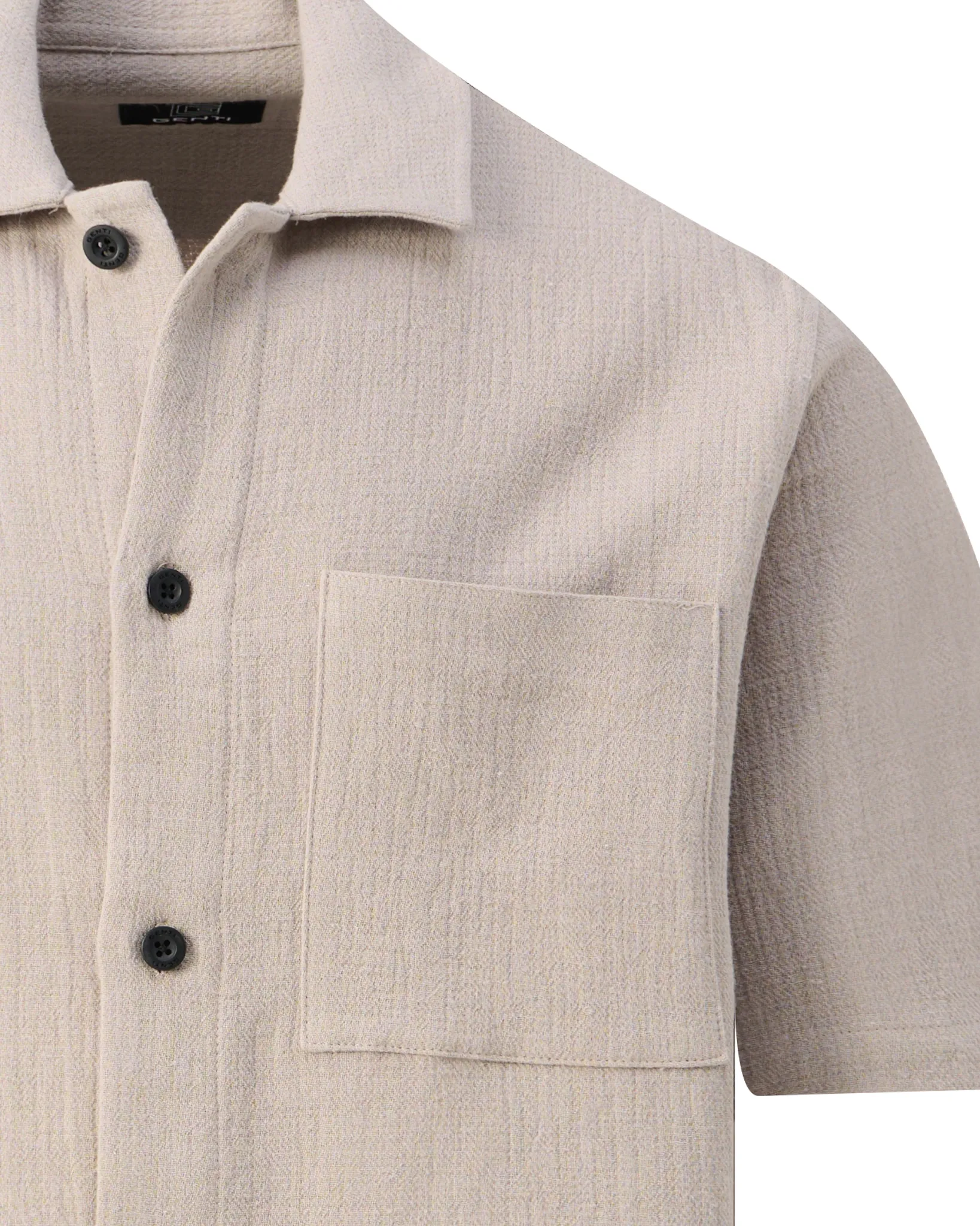 Genti Casual Overhemd Bruin 109596-001-L