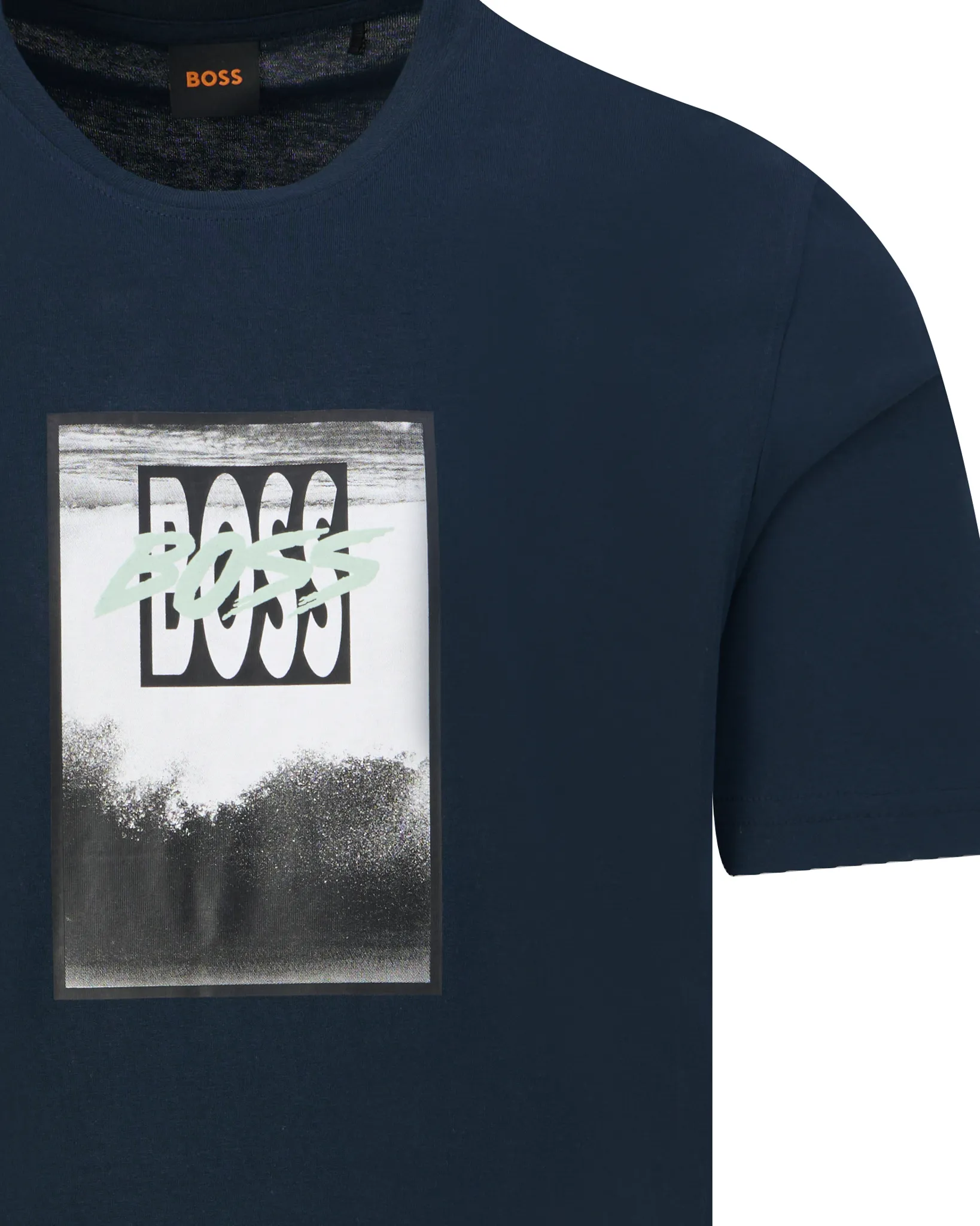 Boss Casual DJ T-shirt Donker blauw 109650-001-L