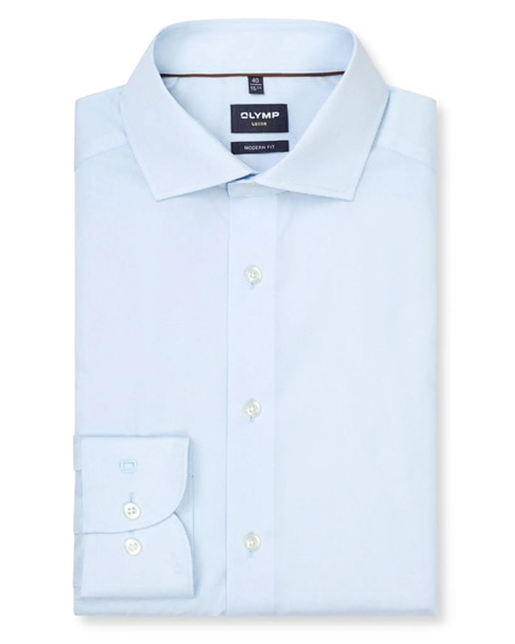 OLYMP Modern Fit Overhemd Blauw 109659-001-41