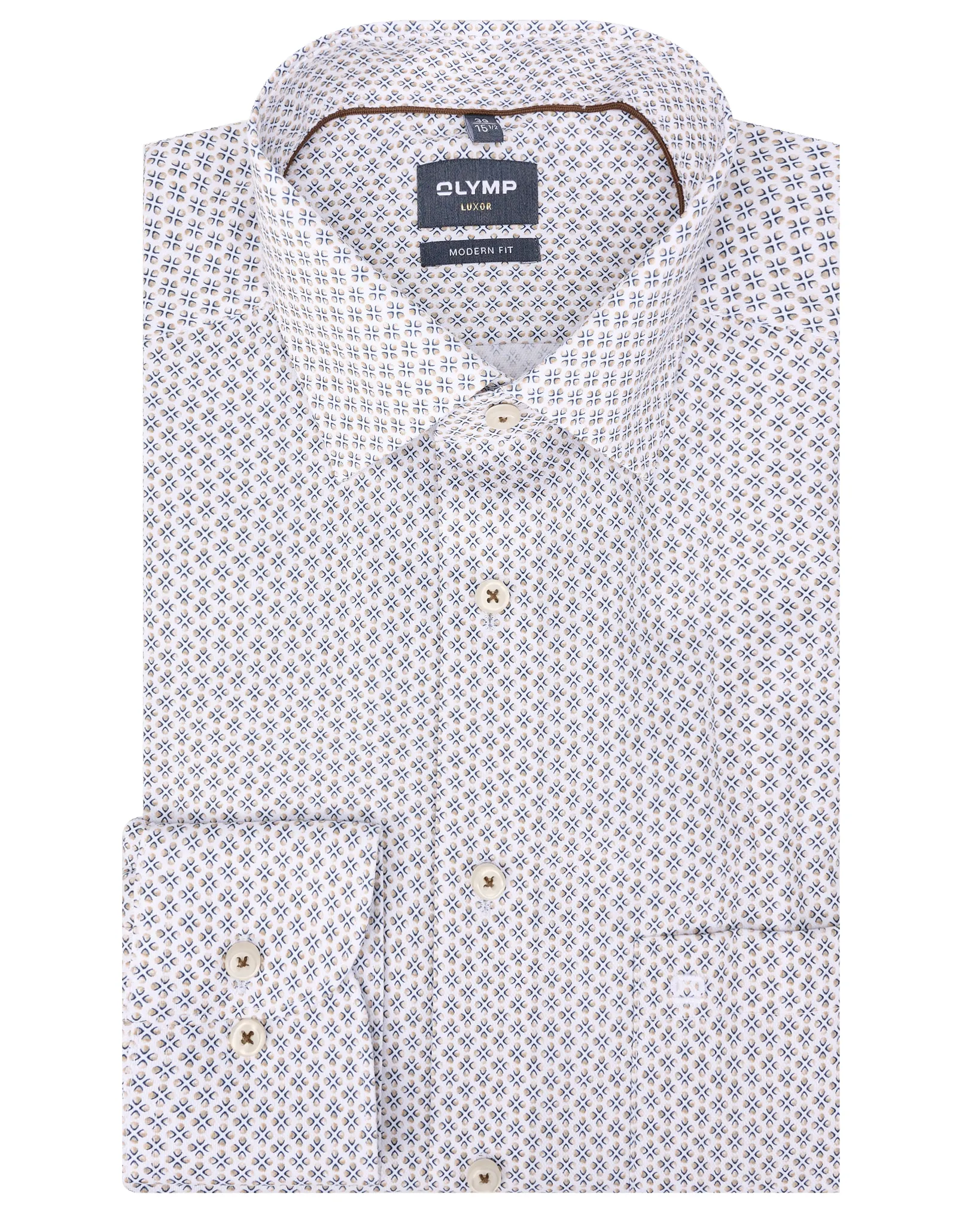 OLYMP Overhemd Beige 109660-001-41