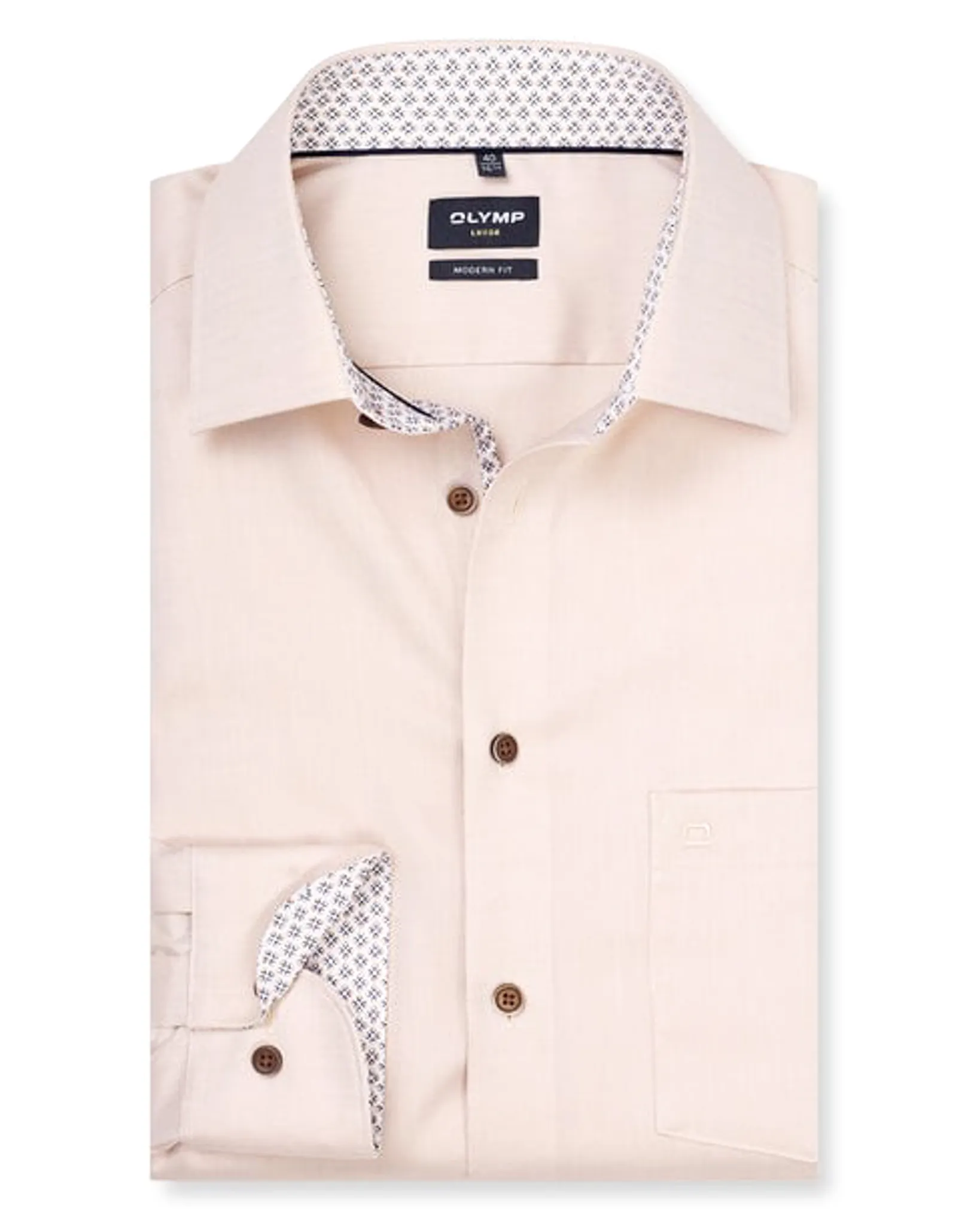 OLYMP Overhemd Beige 109666-001-41