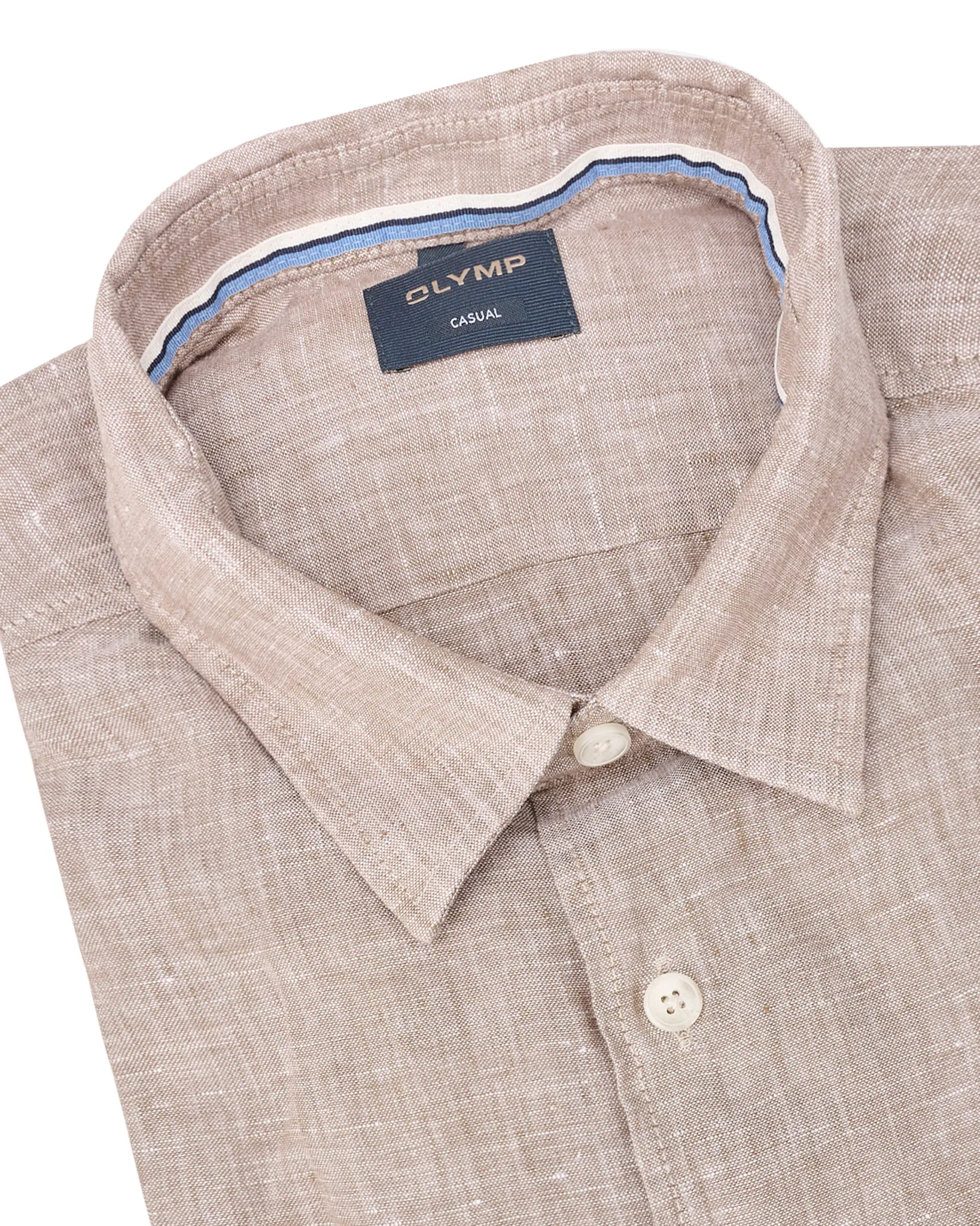 OLYMP Overhemd LM Bruin 109667-001-L