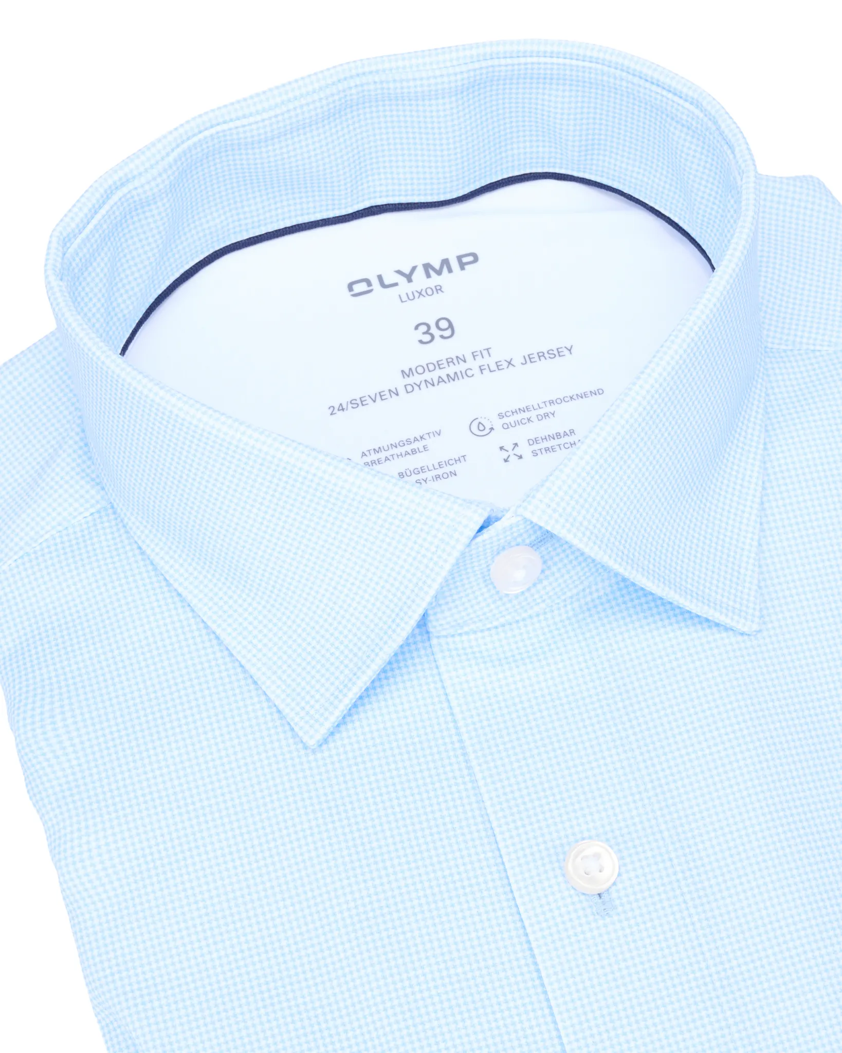 OLYMP Overhemd LM Blauw 109670-001-41