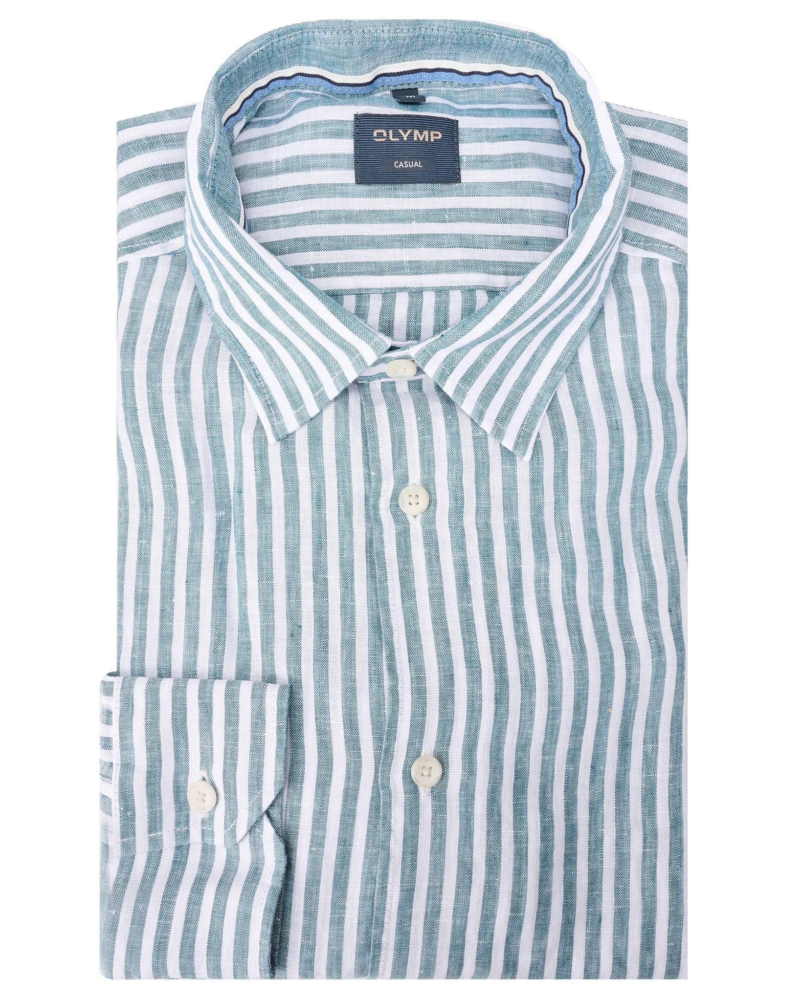 OLYMP Overhemd LM Fel groen 109673-001-L