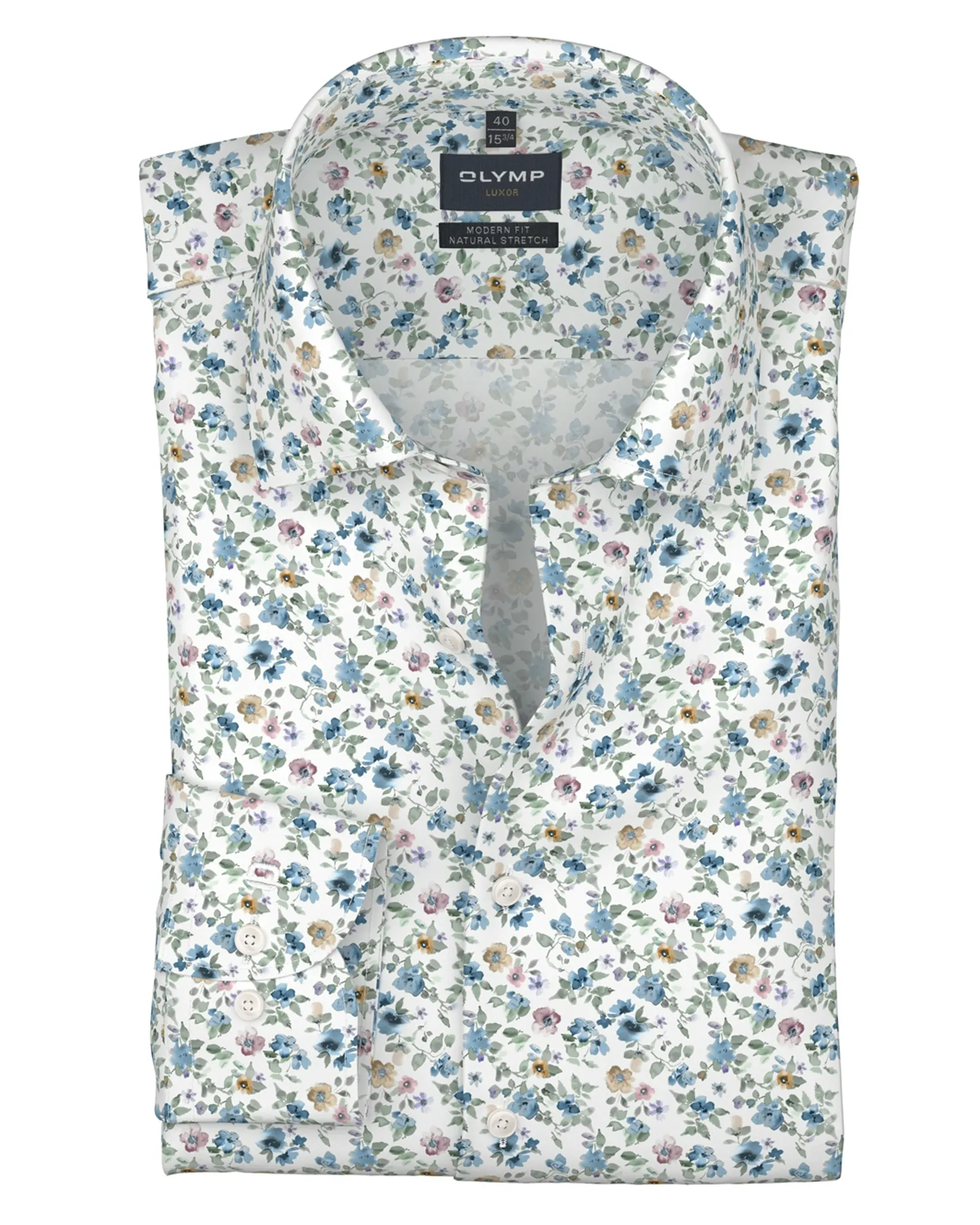 OLYMP Overhemd LM Wit 109674-001-41