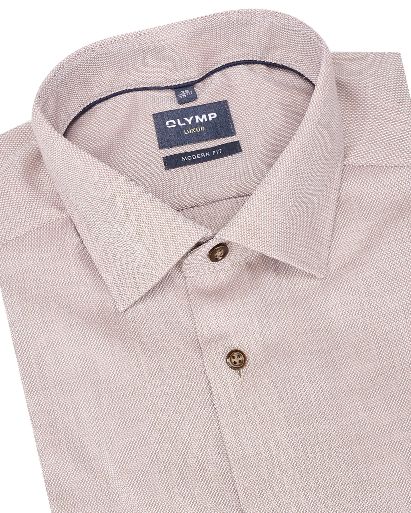 OLYMP Overhemd LM Beige 109675-001-41