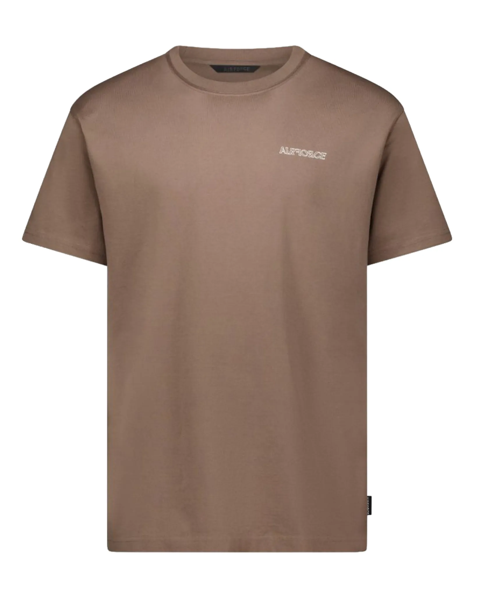Airforce T-shirt Korte mouw Bruin 109761-001-L