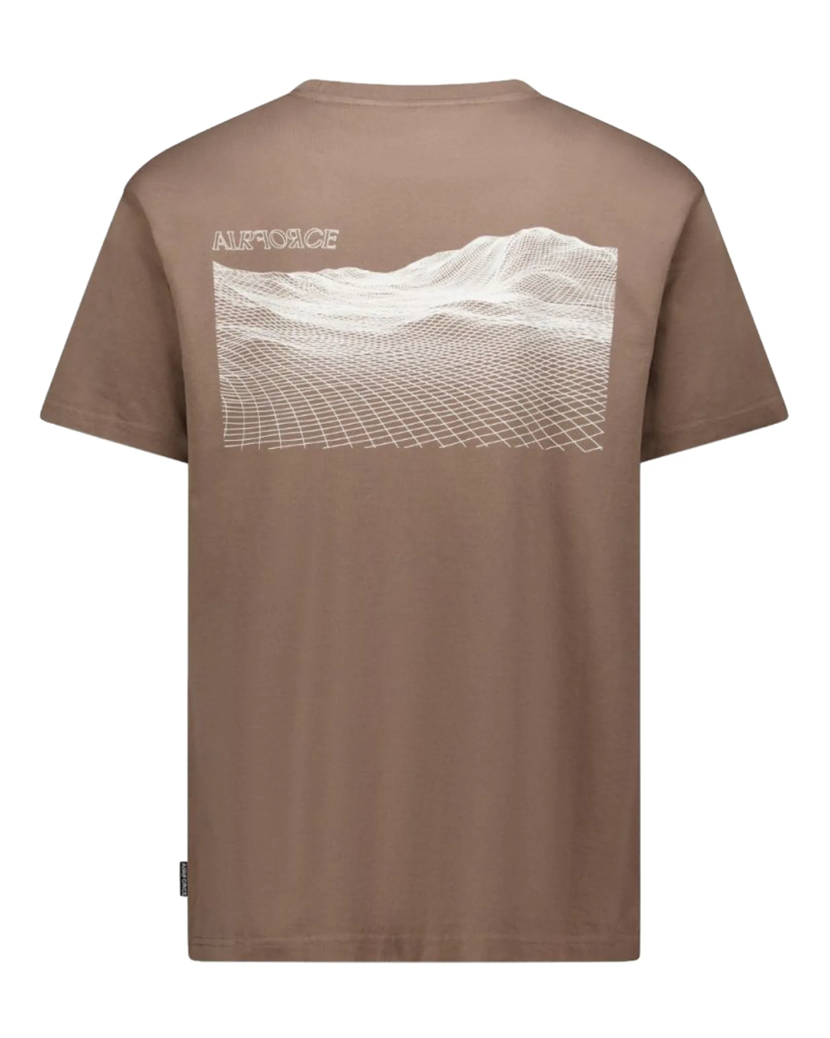Airforce T-shirt Korte mouw Bruin 109761-001-L