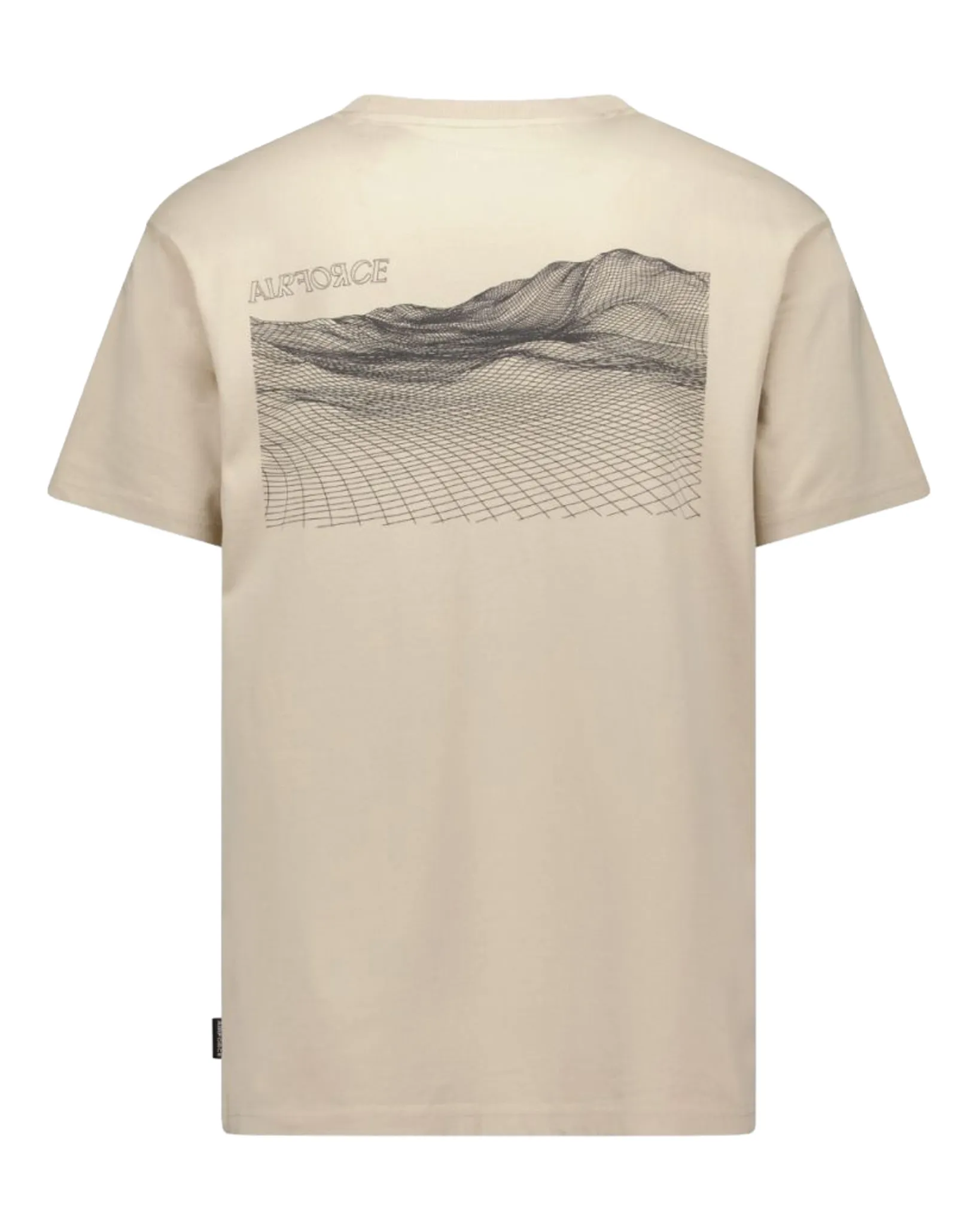 Airforce T-shirt Korte mouw Beige 109763-001-L