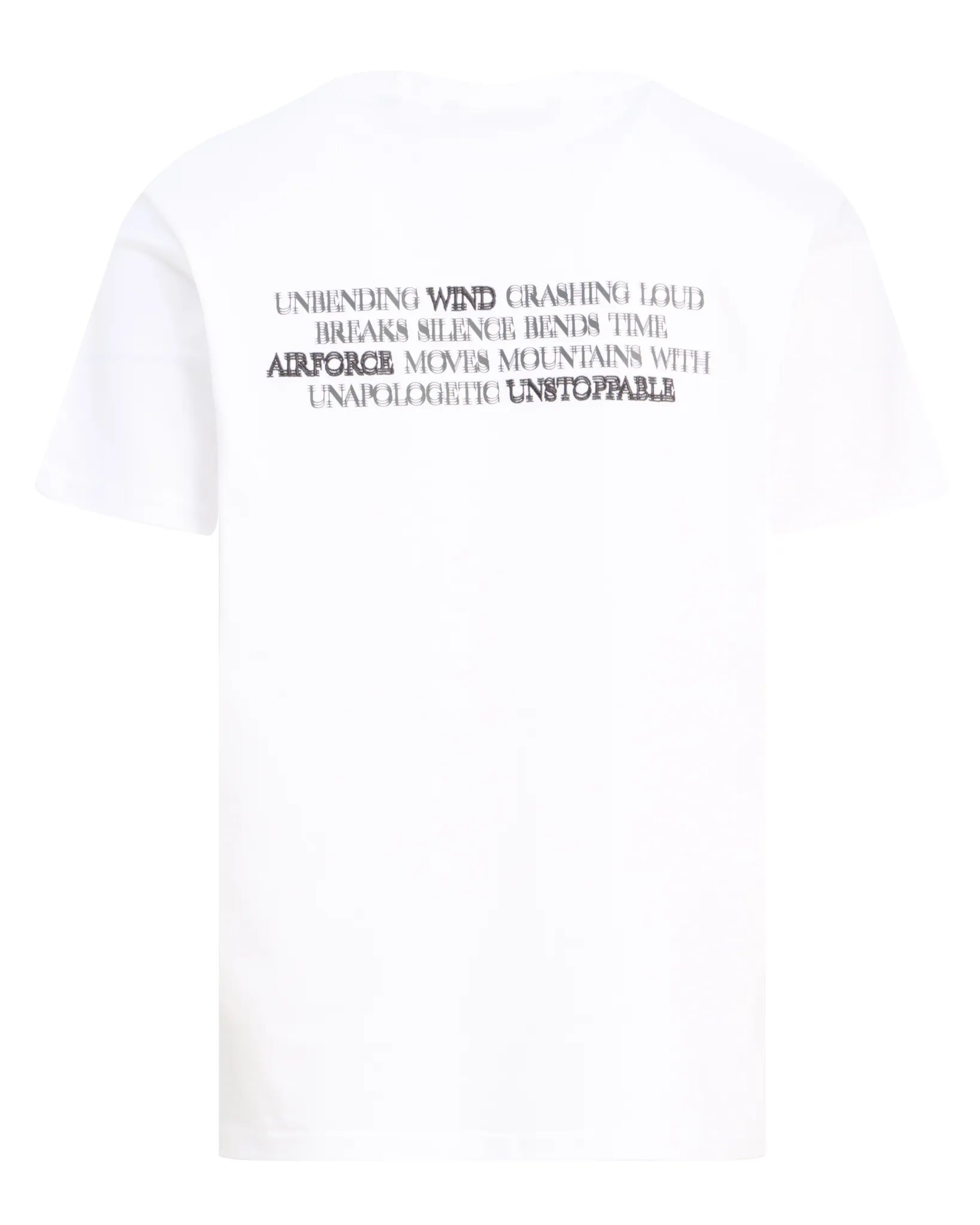 Airforce T-shirt Wit 109765-001-L