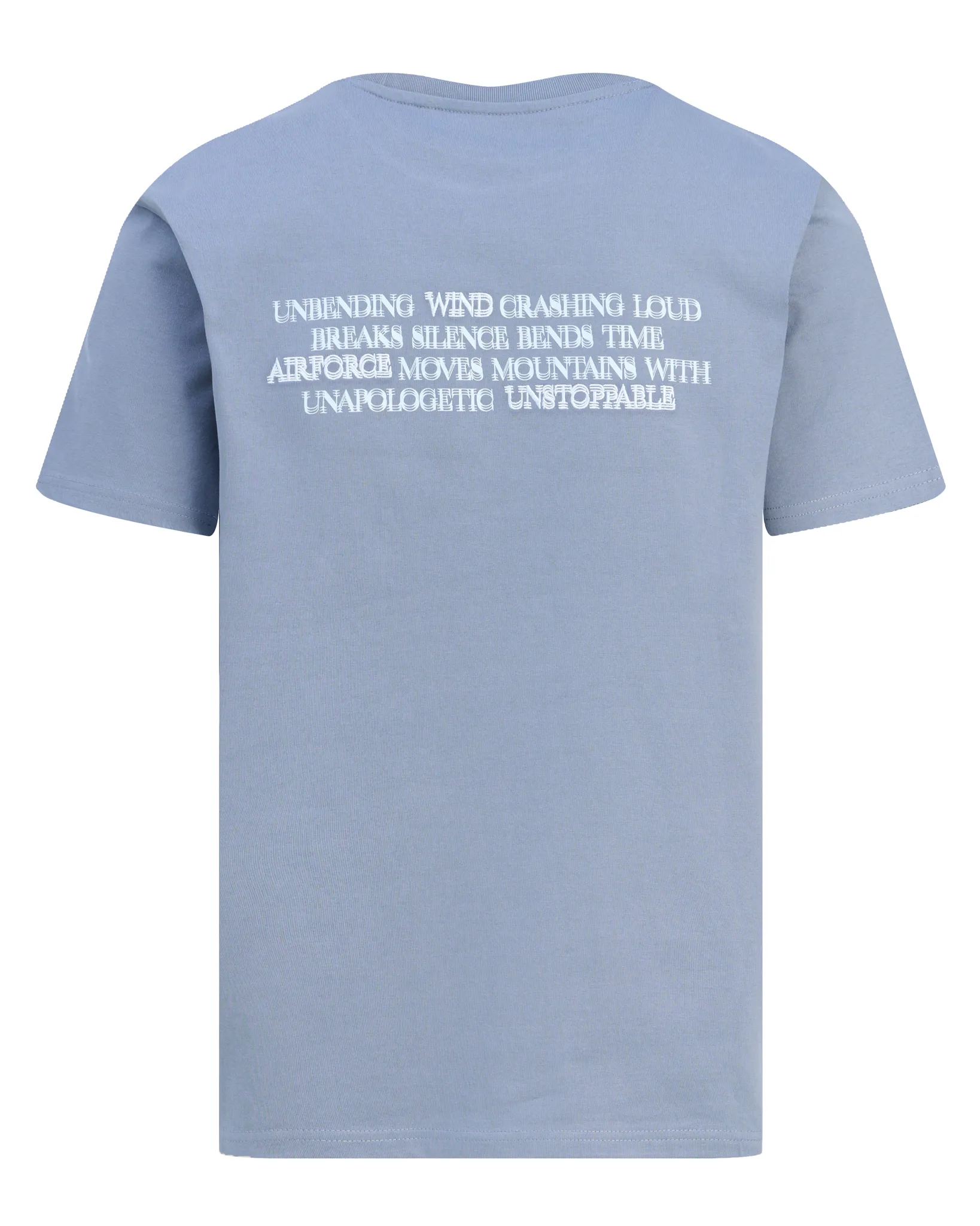Airforce T-shirt Blauw 109766-001-L