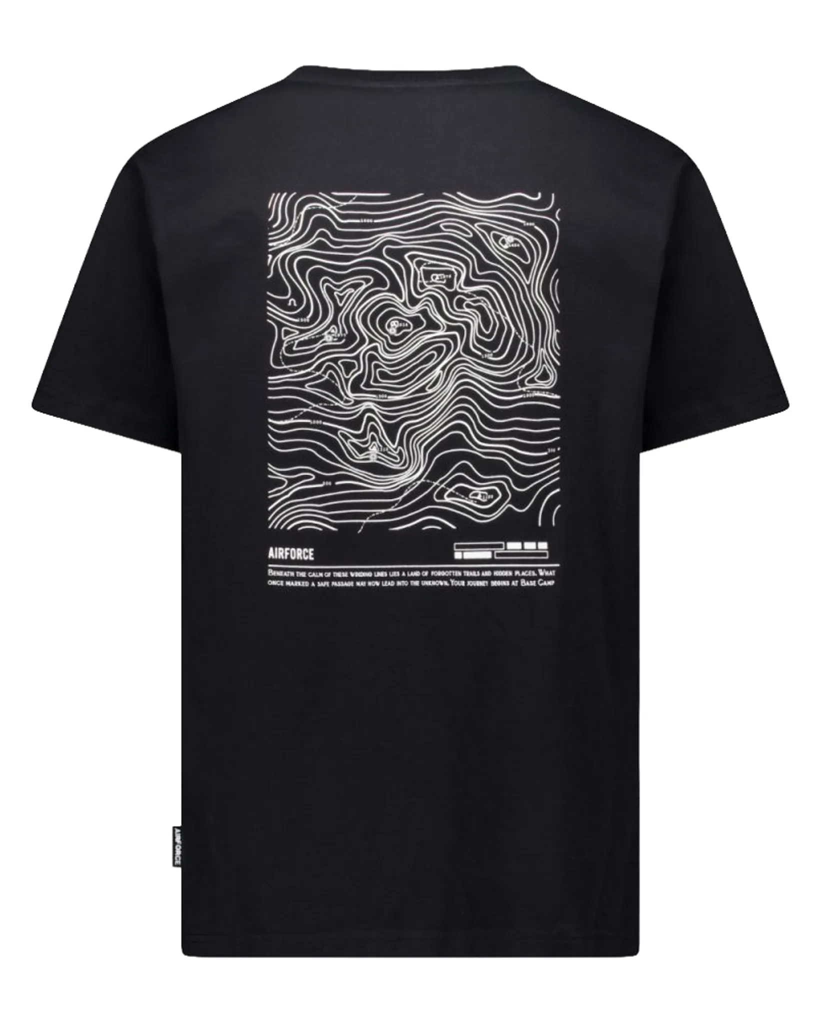 Airforce T-shirt Korte mouw Zwart 109773-001-L