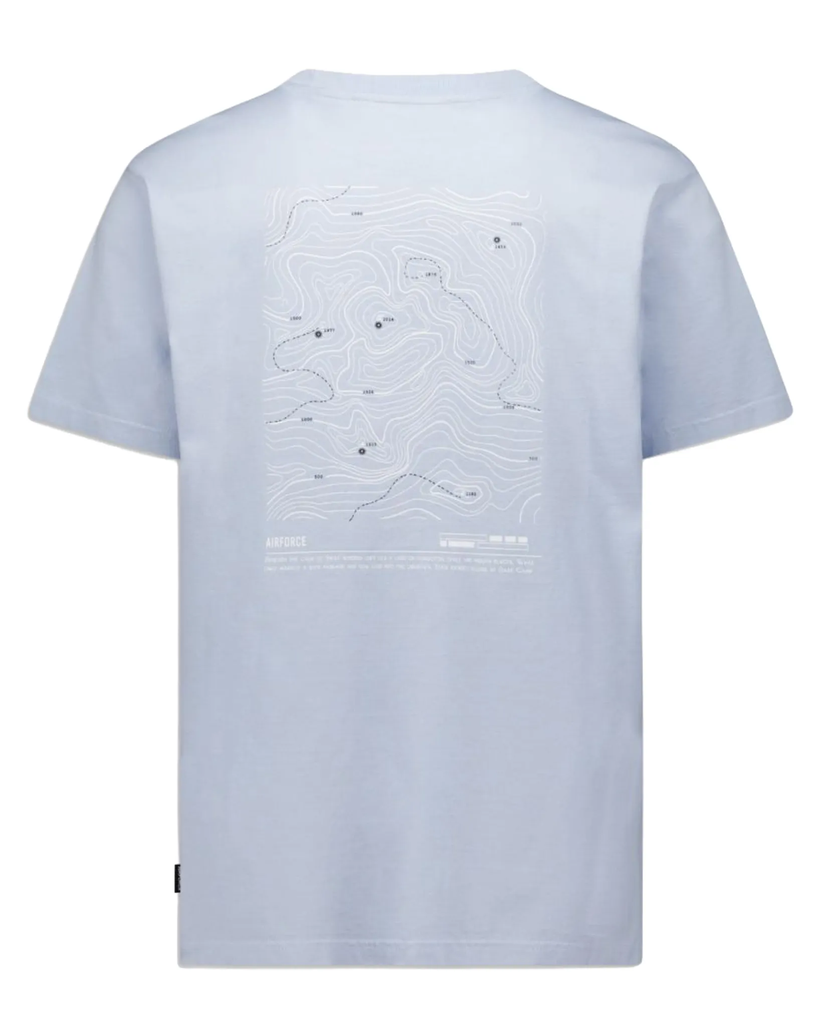 Airforce T-shirt Korte mouw Licht blauw 109777-001-L