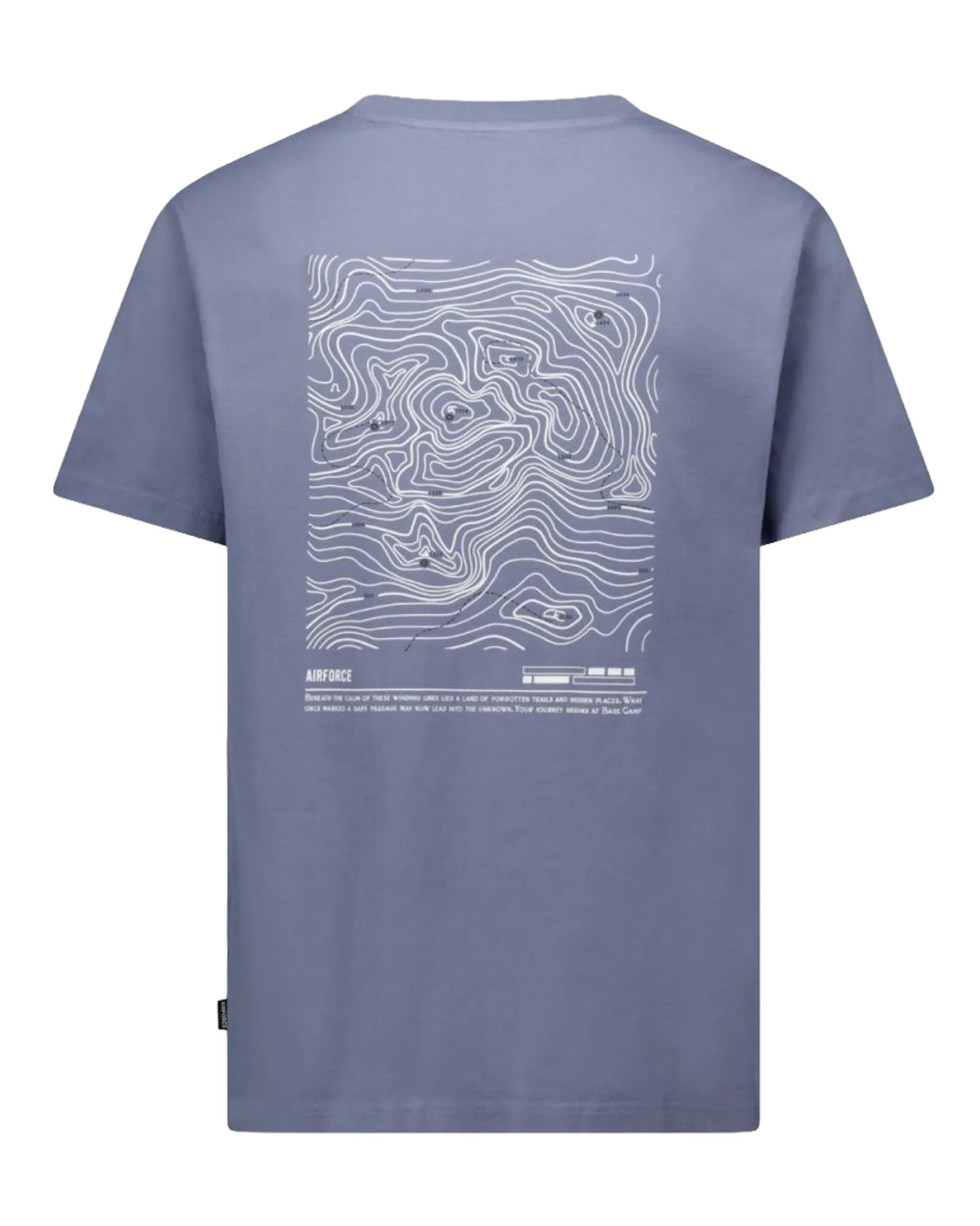 Airforce T-shirt Korte mouw Blauw 109778-001-L