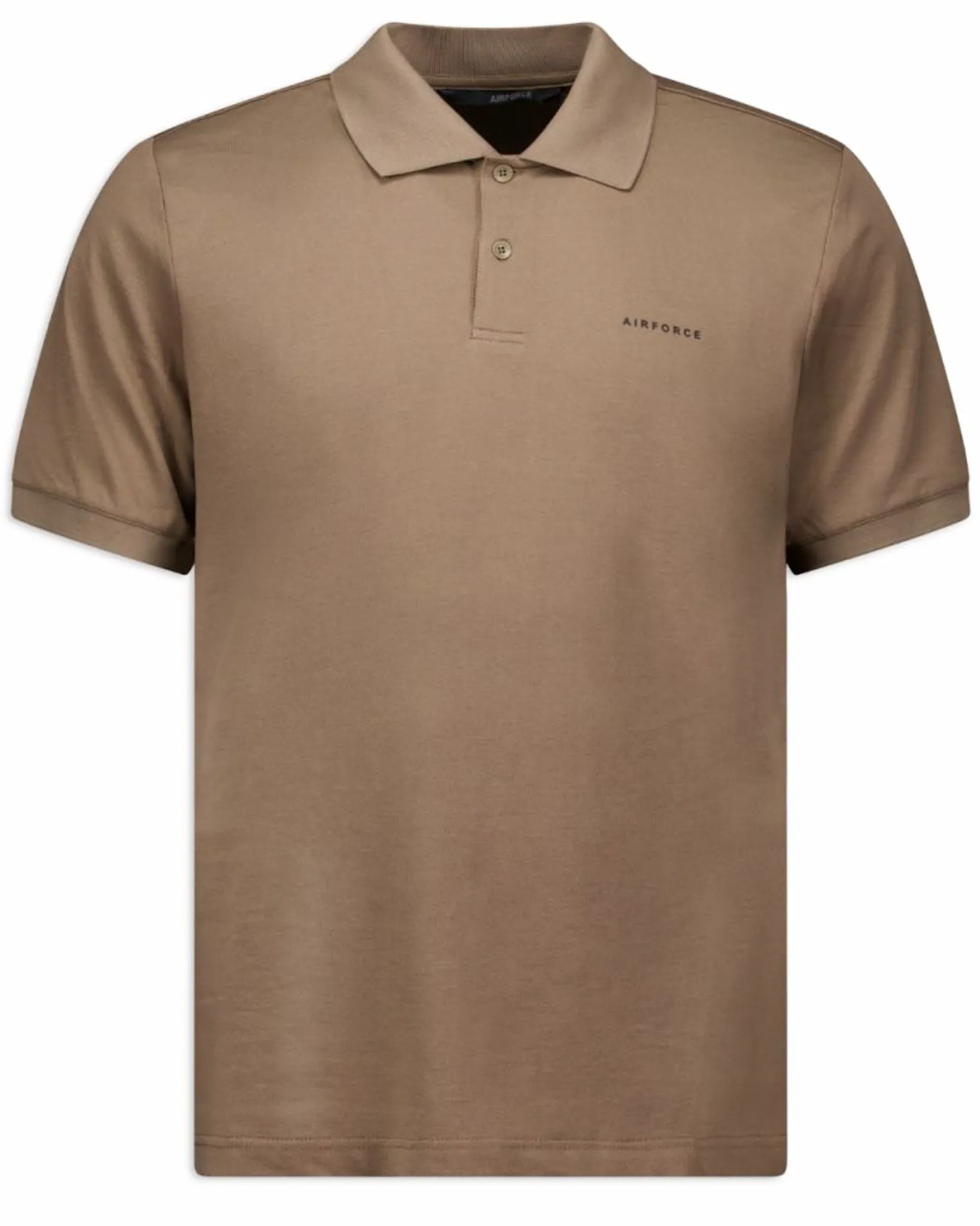 Airforce Polo Korte mouw Bruin 109784-001-L