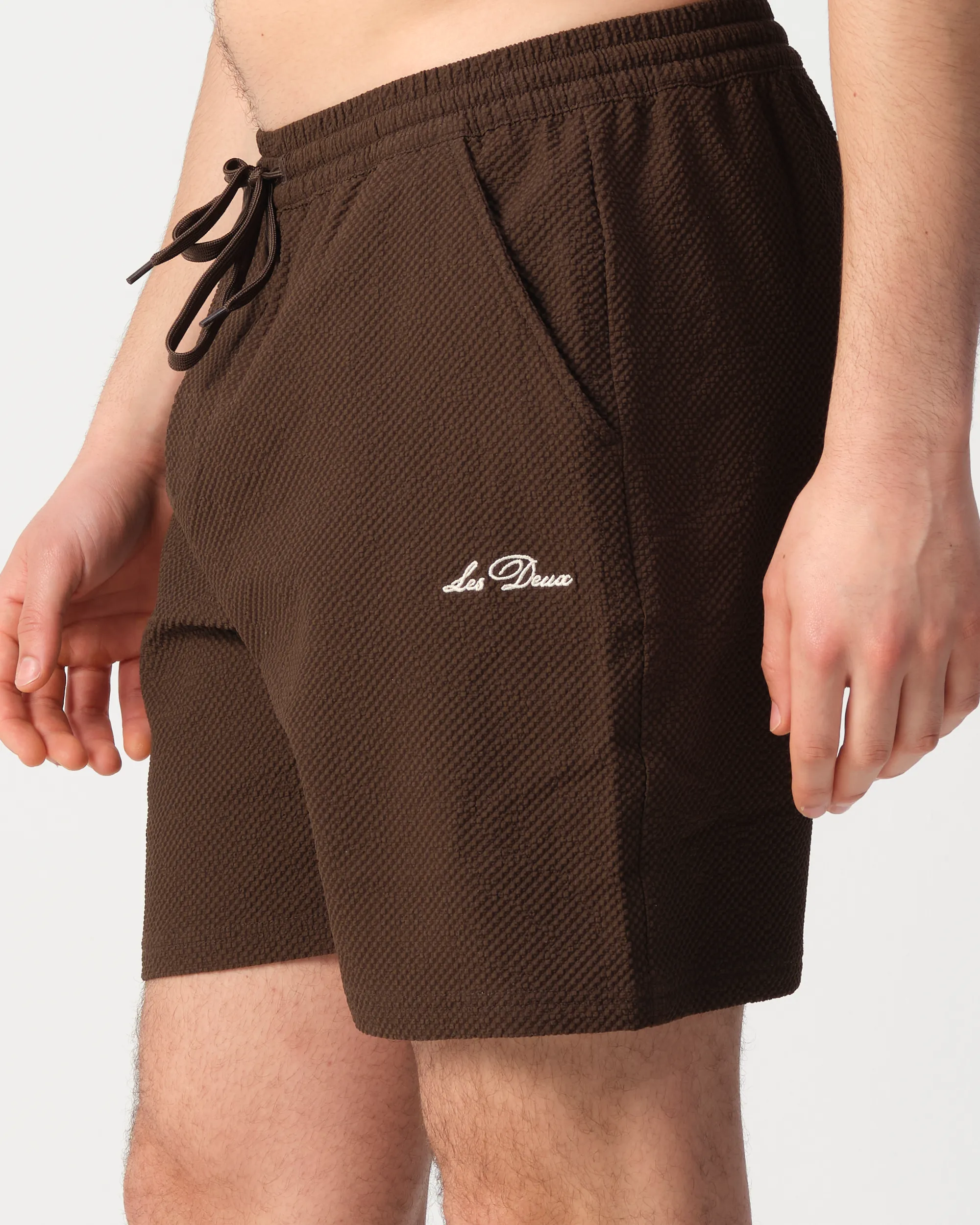 Les Deux Stan Zwemshort Bruin 109923-001-L