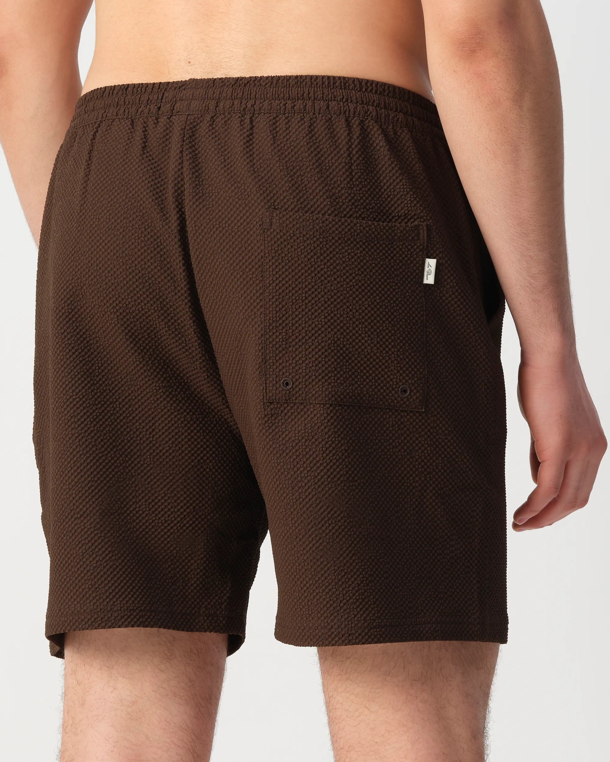 Les Deux Stan Zwemshort Bruin 109923-001-L