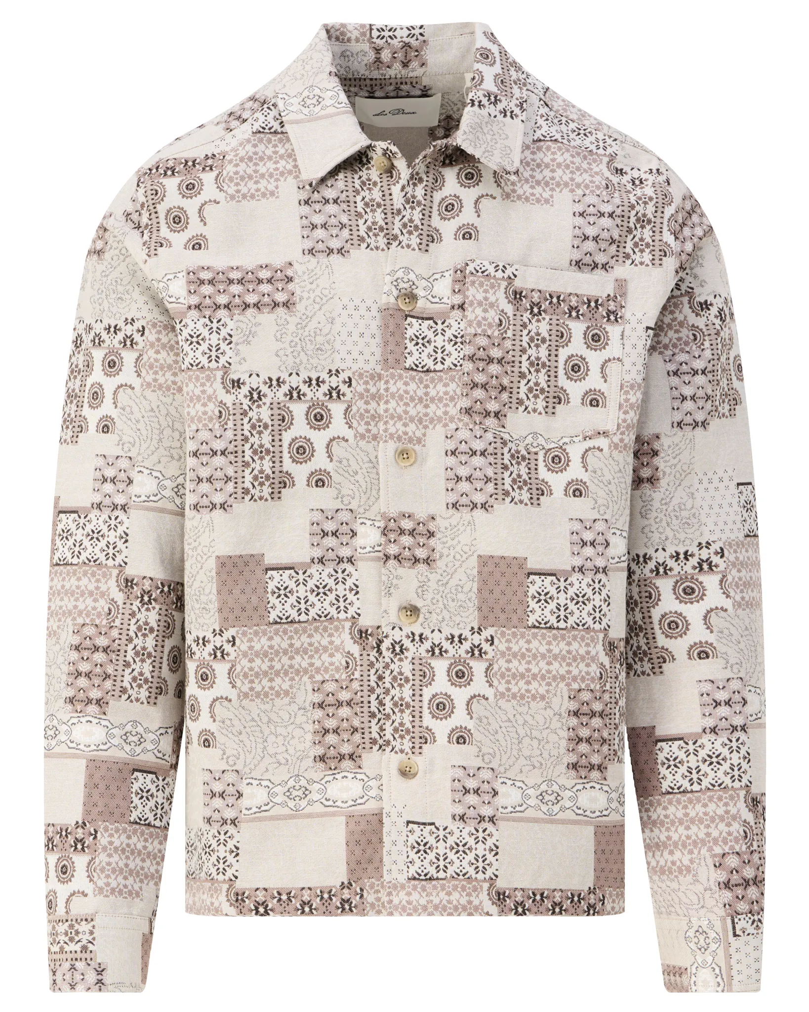 Les Deux Layton Overshirt Beige 109937-001-L