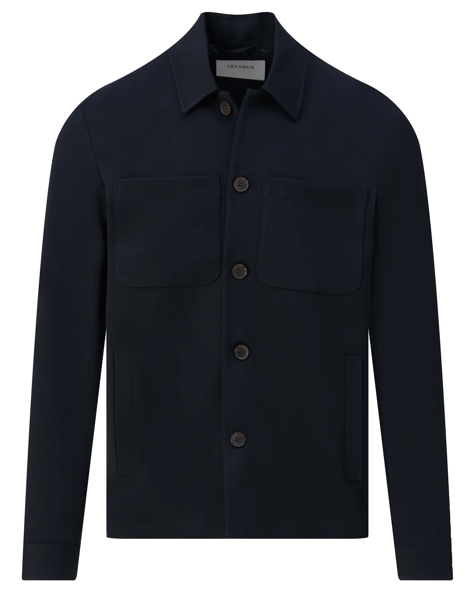 Les Deux Marseille Hybrid Jack Donker blauw 109946-001-L