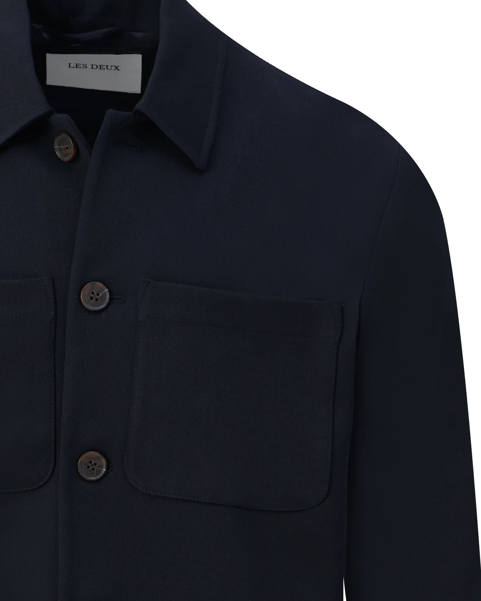 Les Deux Marseille Hybrid Jack Donker blauw 109946-001-L