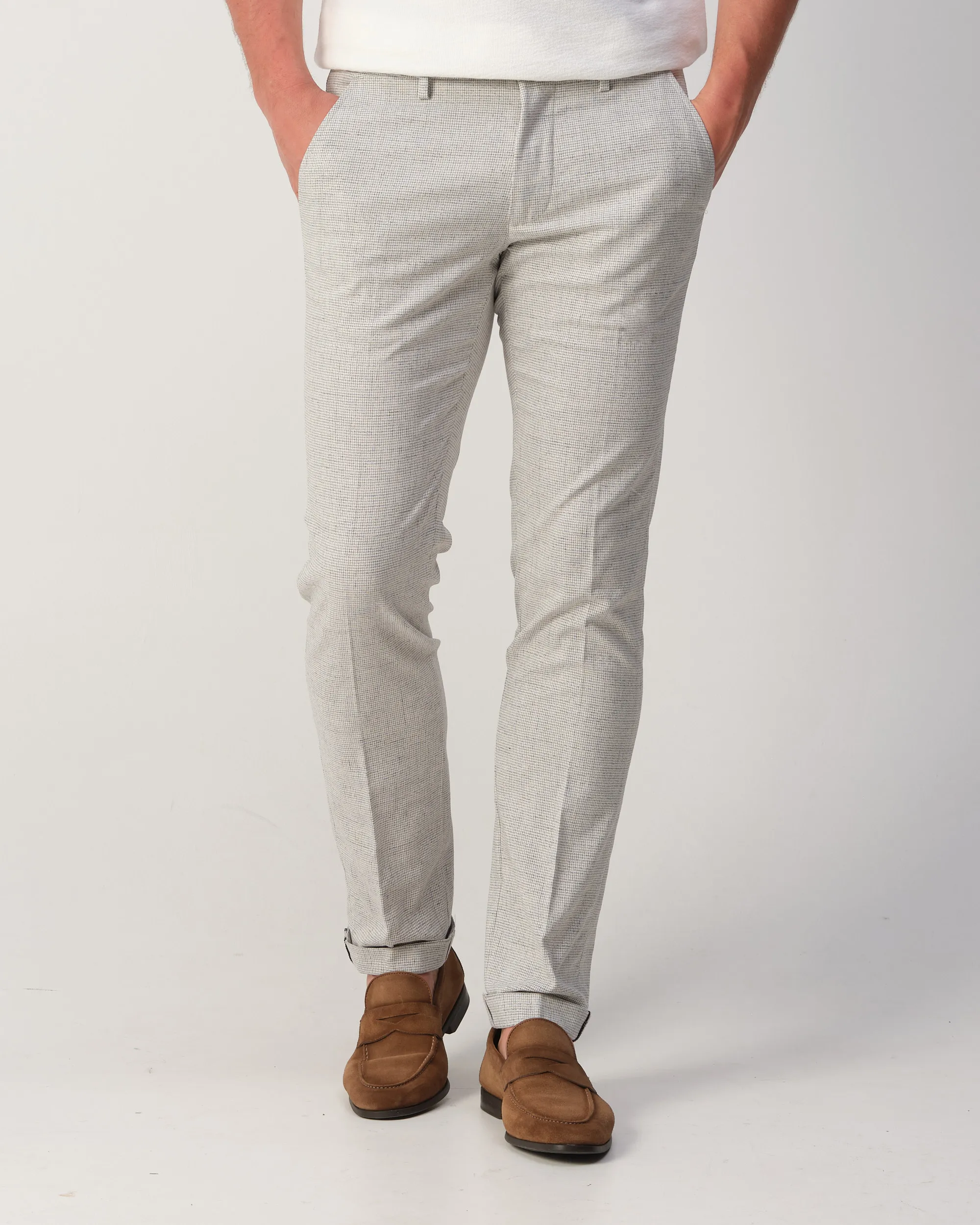 Mason's Torino Style Chino Grijs 109981-001-46