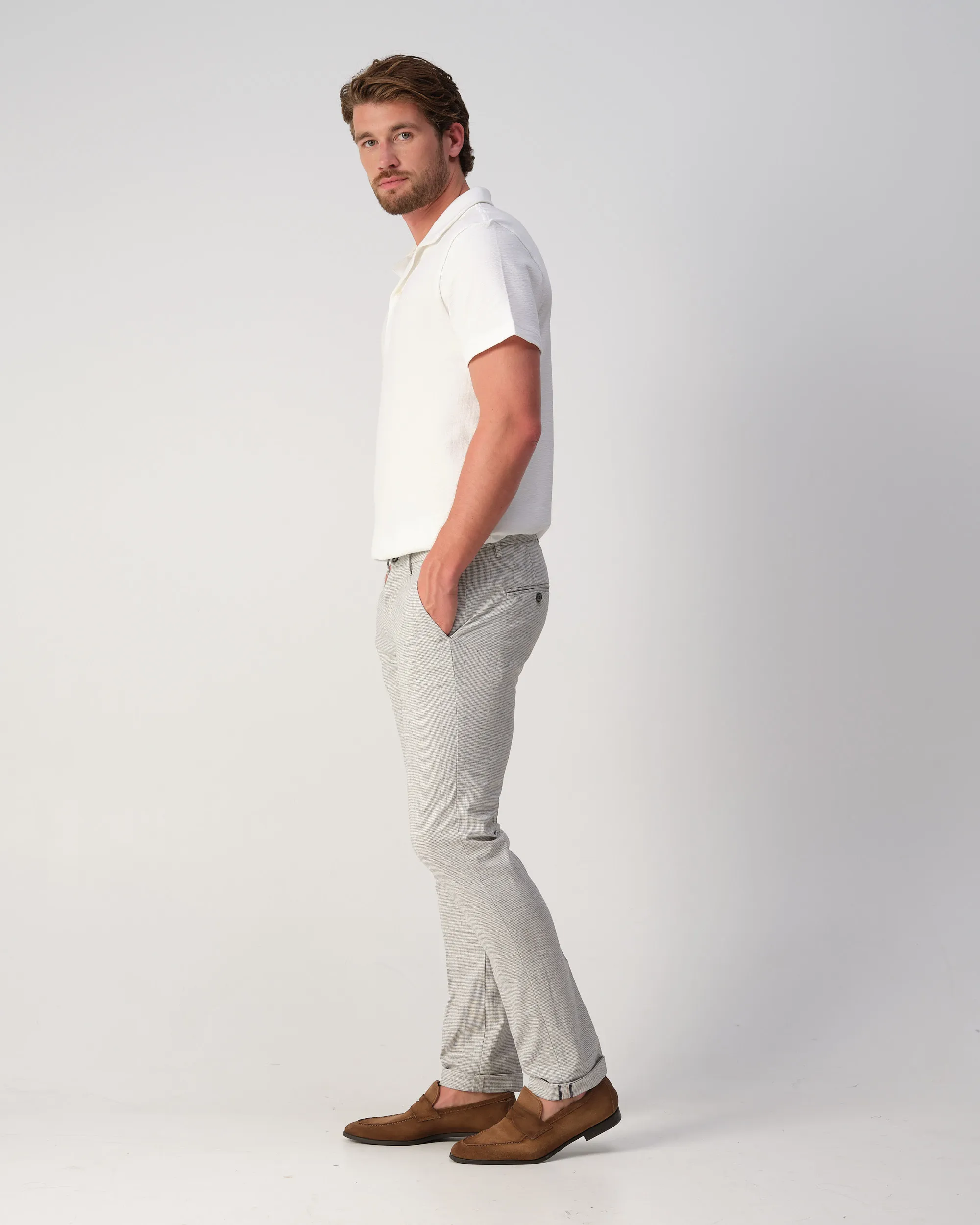 Mason's Torino Style Chino Grijs 109981-001-46