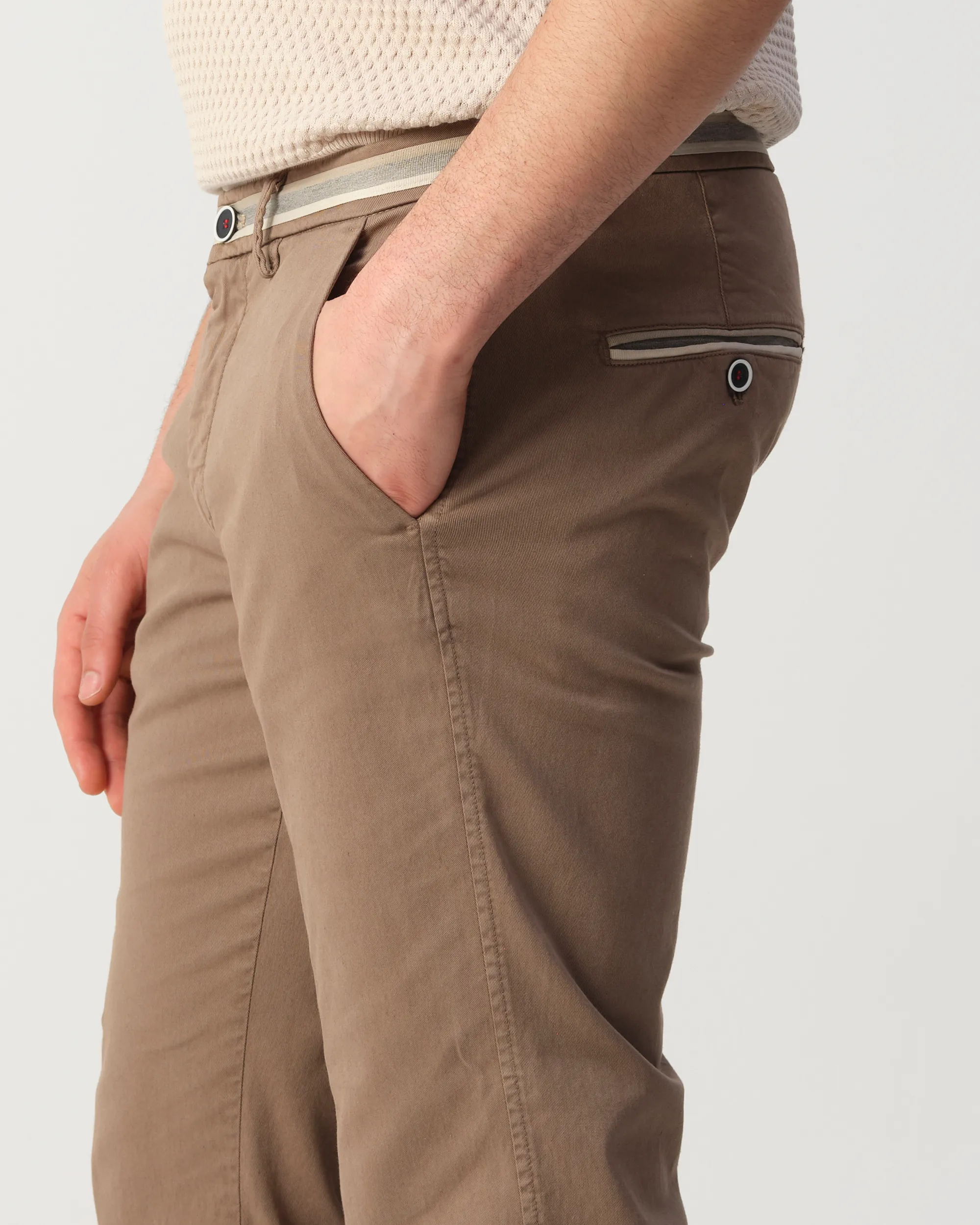 Mason's Torino Summer Chino Licht bruin 109988-001-46