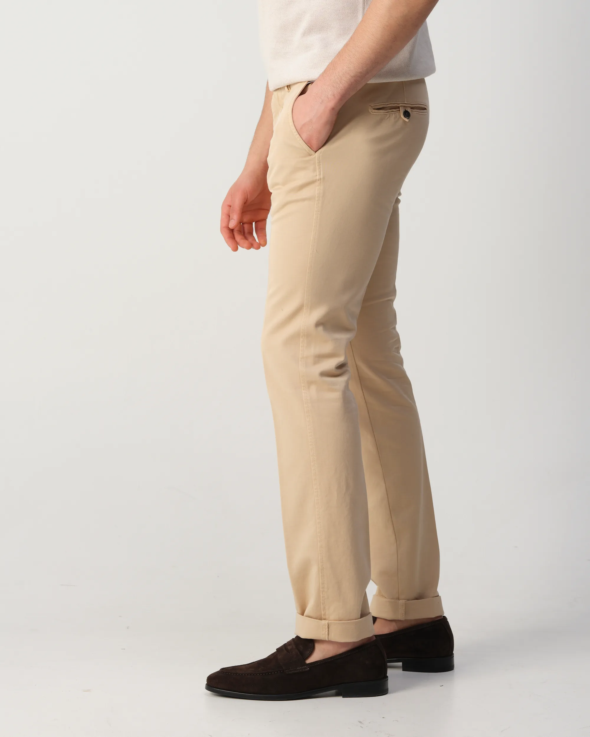 Mason's Torino Jersey Chino Sand 109992-001-46
