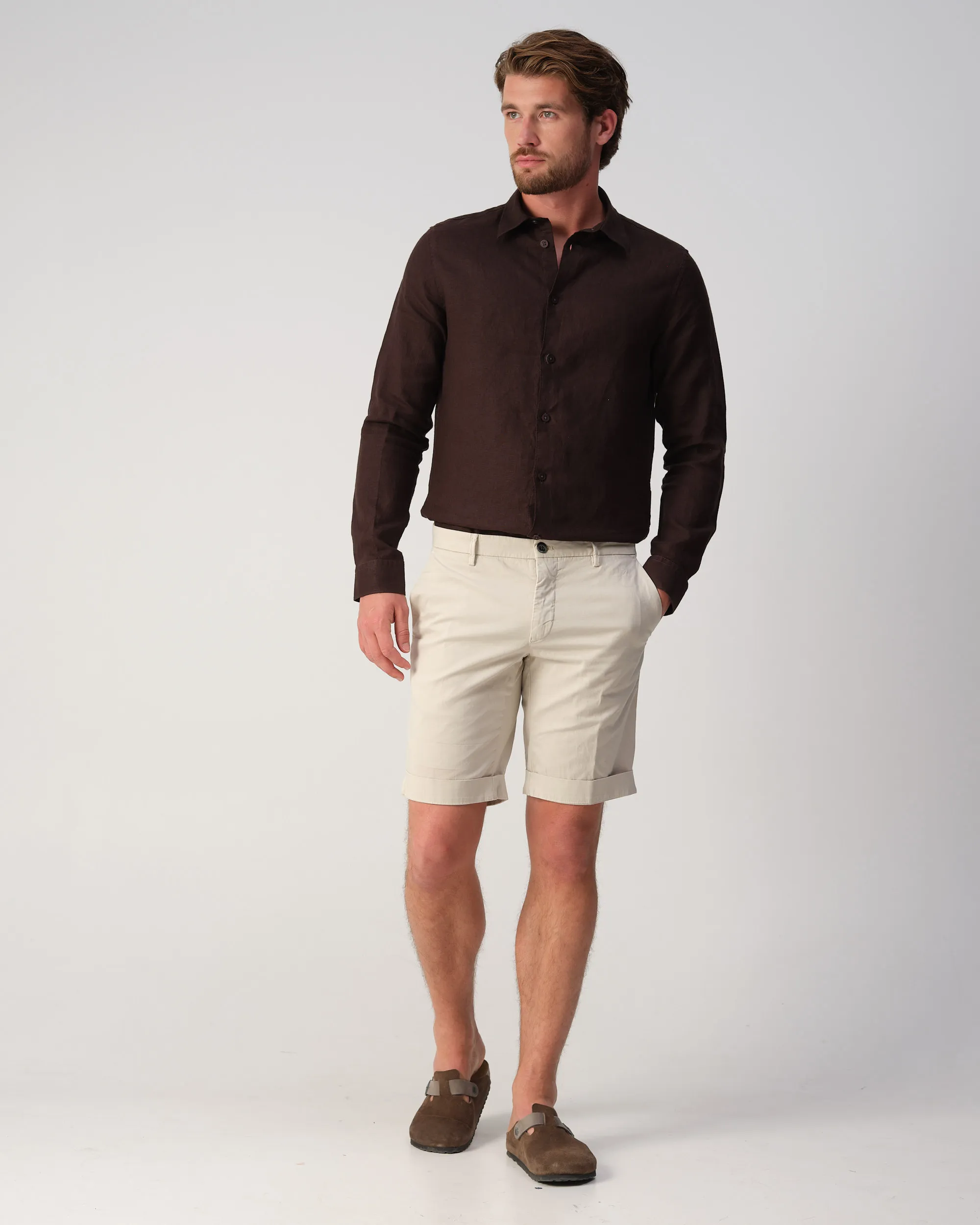 Mason's Torino Short Beige 109995-001-46